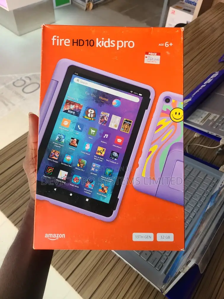 New Amazon Fire HD 10 Kids Pro 32 GB Black