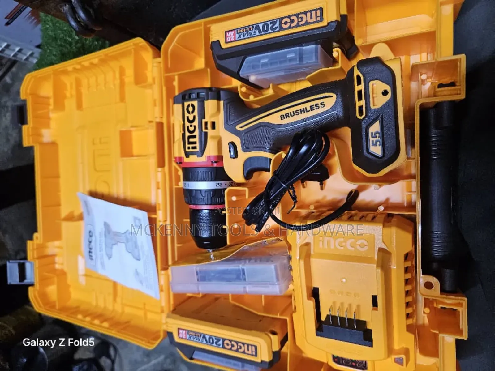 Ingco 20v Brushless Cordless Impact Drill (Model Cidli20668