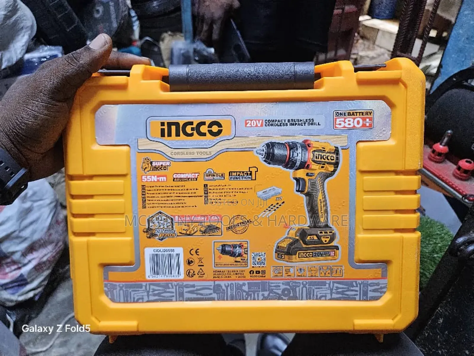 Ingco 20v Brushless Cordless Impact Drill (Model Cidli20668
