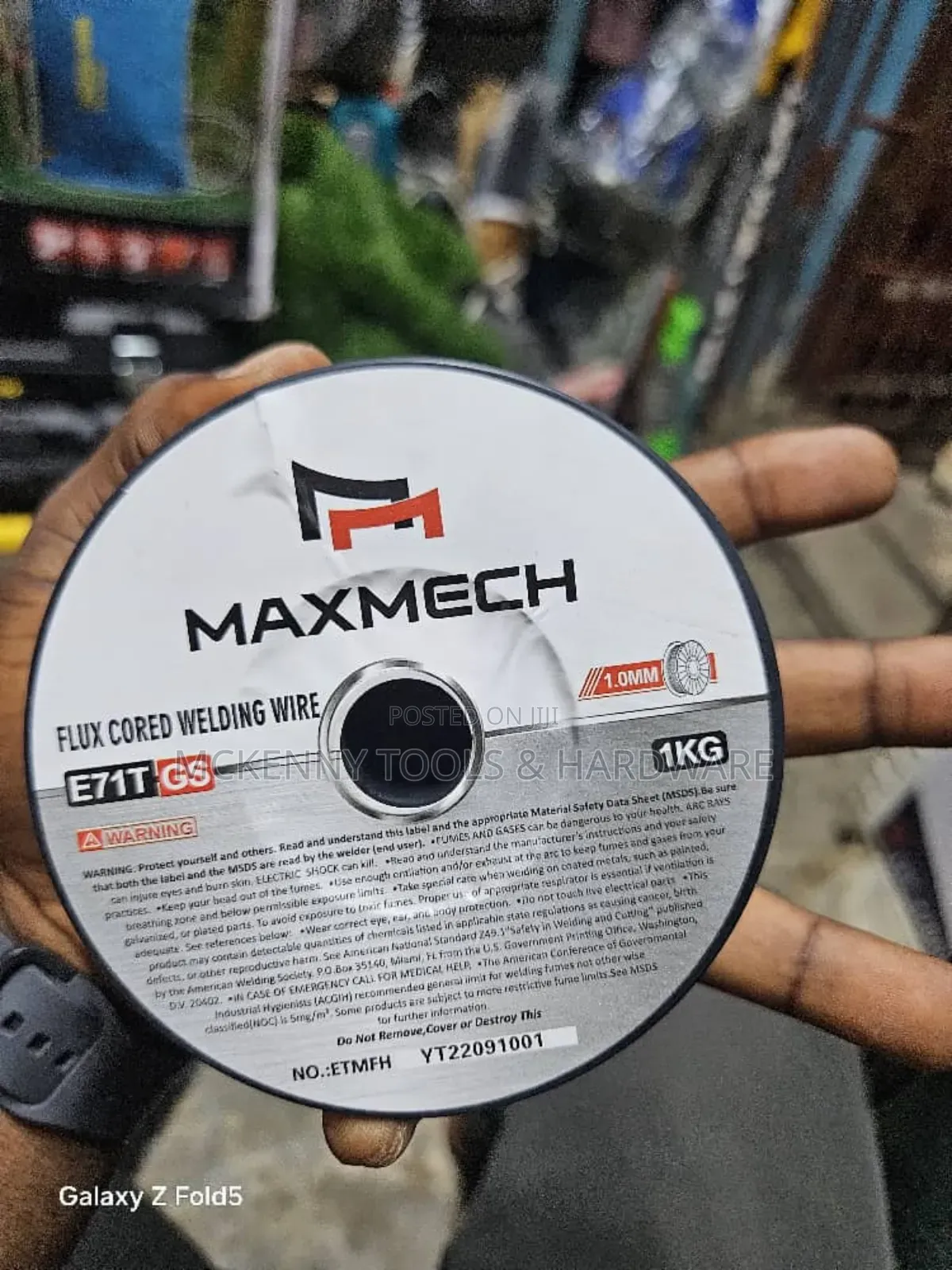 Maxmech E71t-Gs Flux Cored Welding Wire.