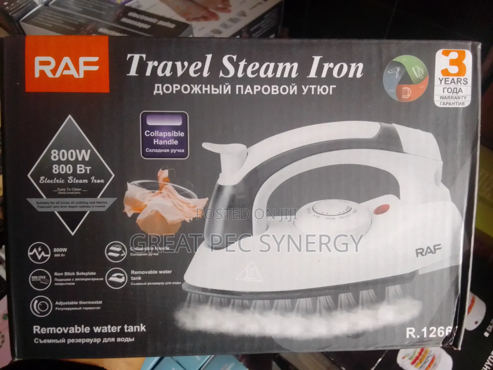 Raf Travel Steam Iron
