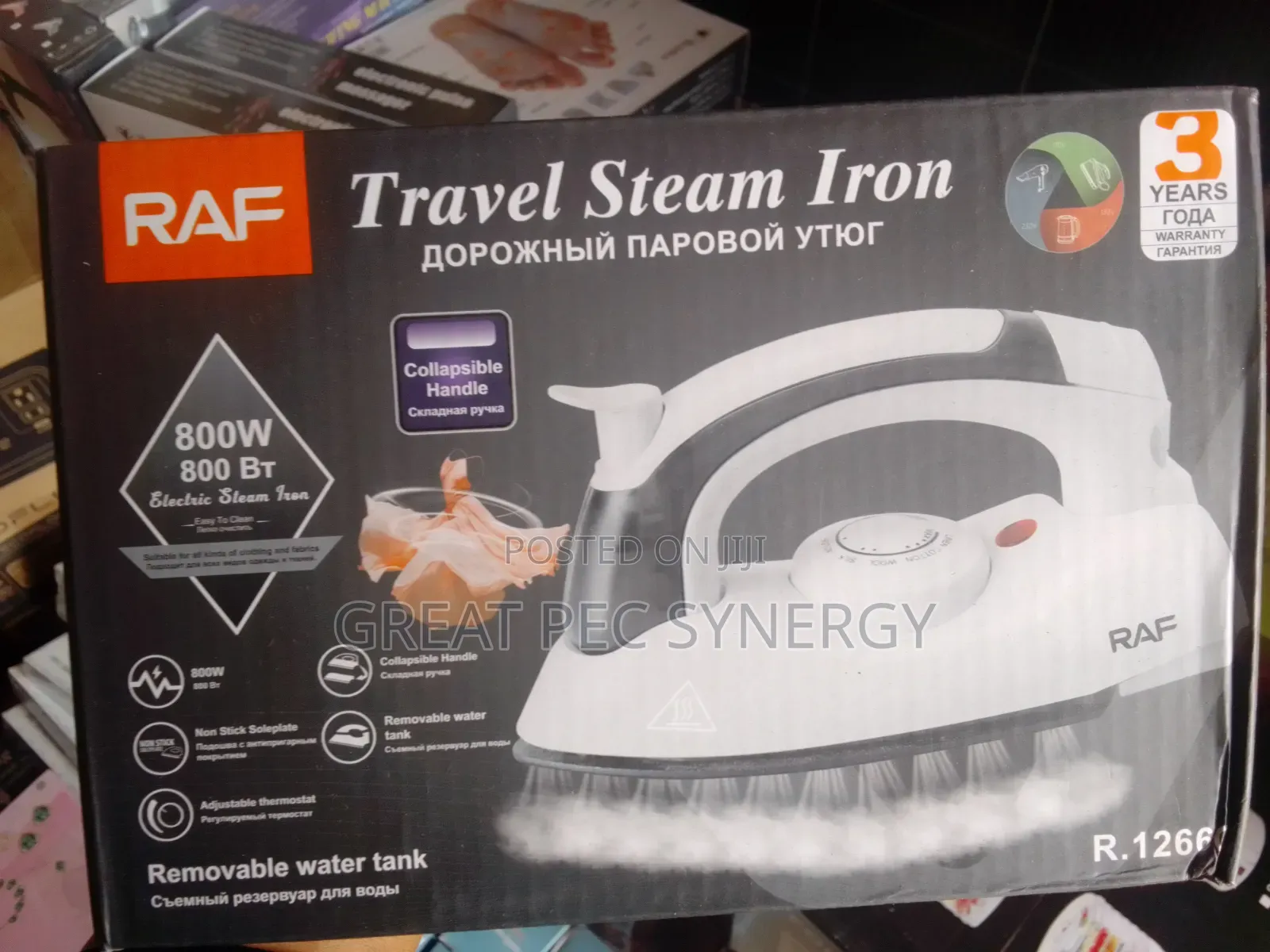 Raf Travel Steam Iron