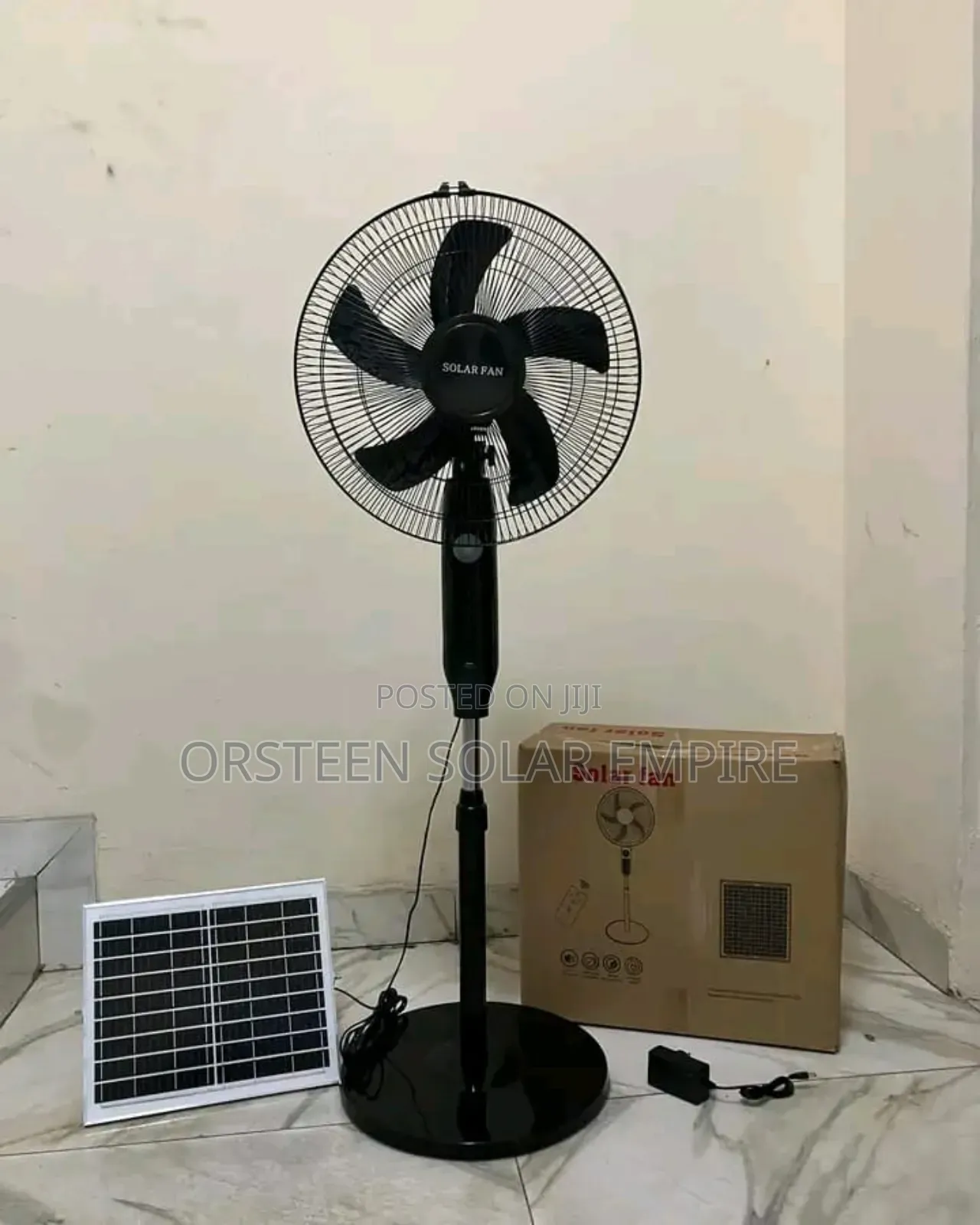 Solar Rechargeable Fan