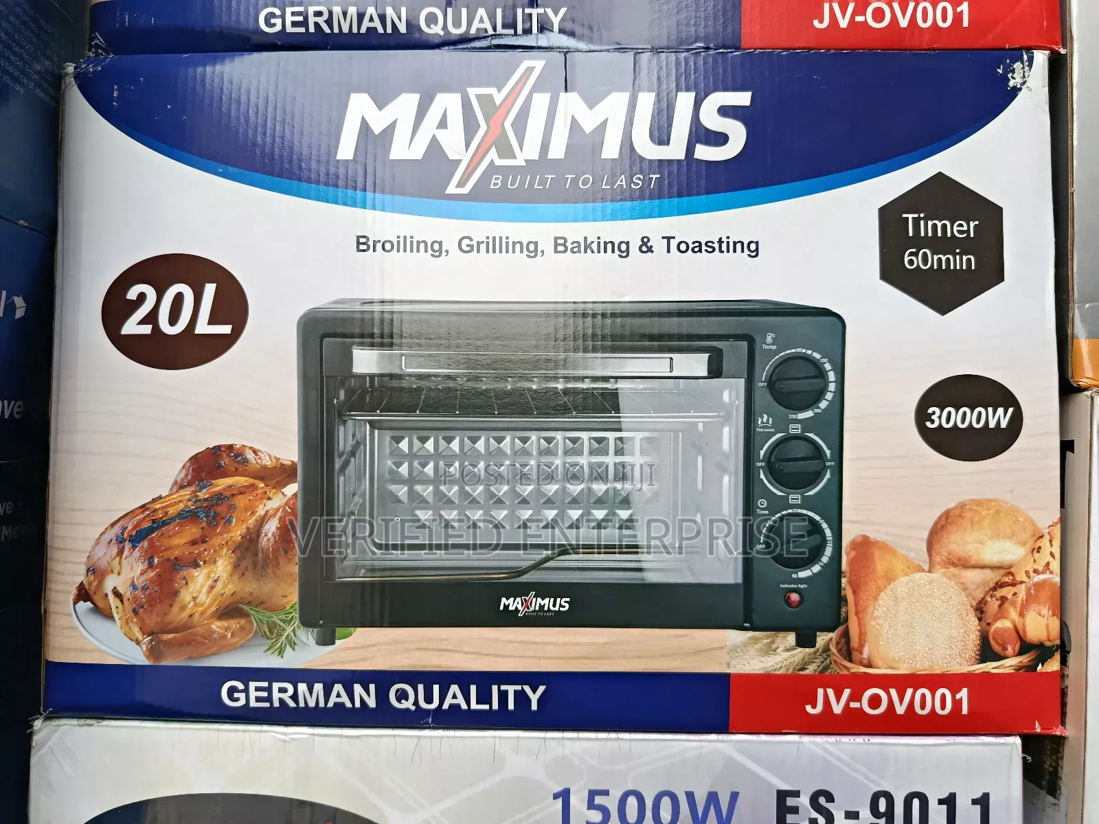 Maximus Electric Oven - 20l