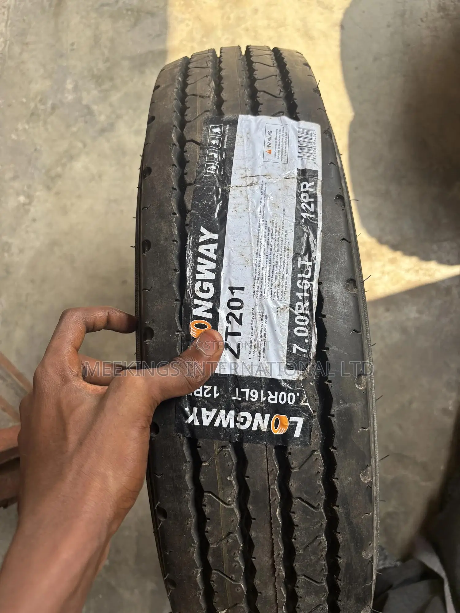 Brand New 7.00r16 Quality Tubeless Long Way Tyre for Lt Vehicles
