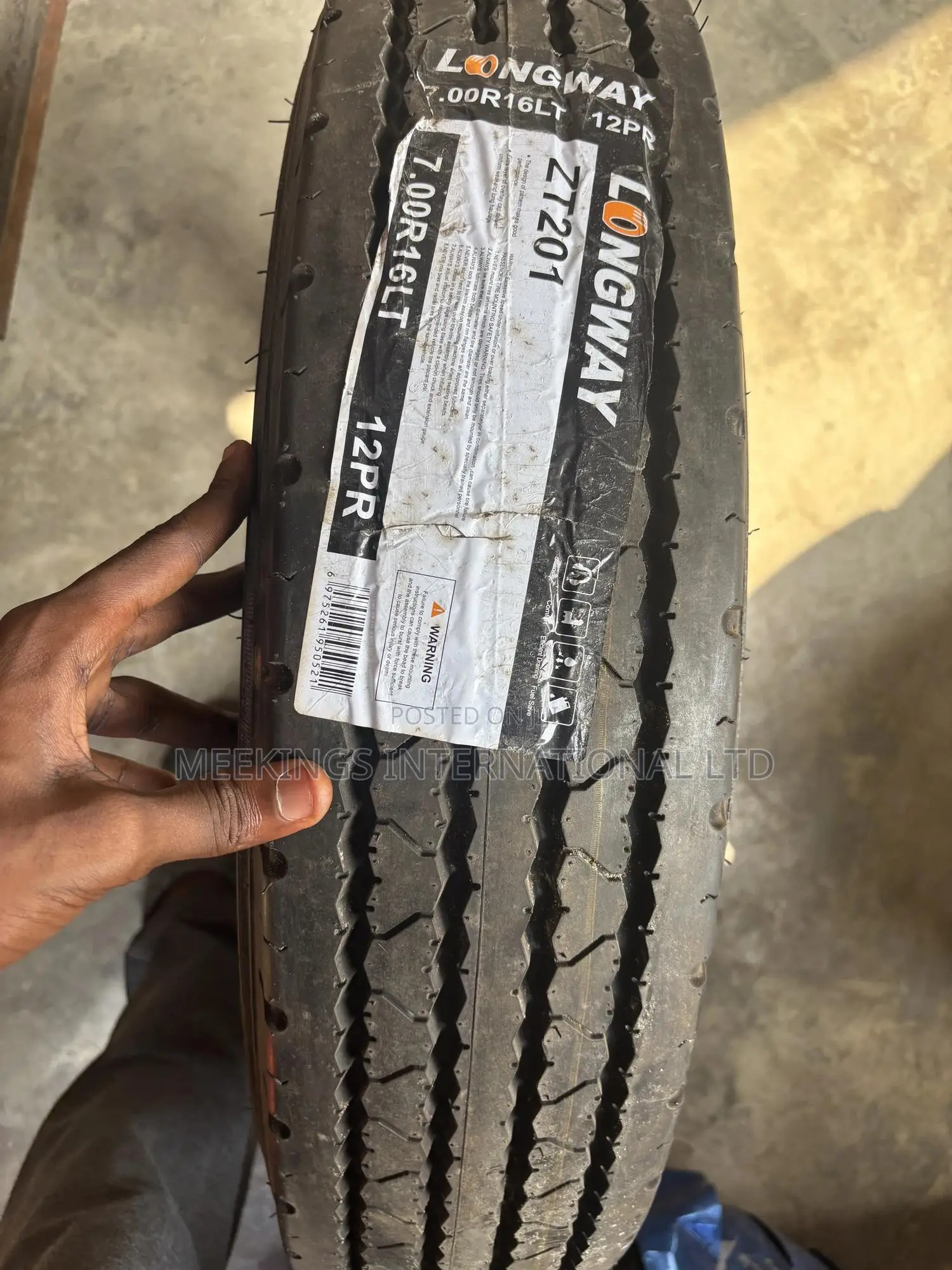 Brand New 7.00r16 Quality Tubeless Long Way Tyre for Lt Vehicles