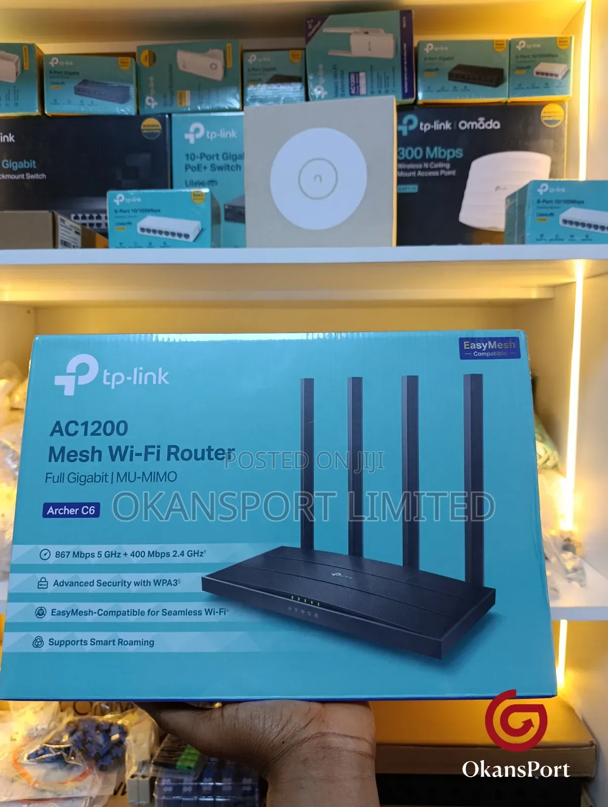 Tp-Link Archer C6 C20 Ac1200 Mesh Wifi Router C5 C50 C60 C80 Ax20 Ax73