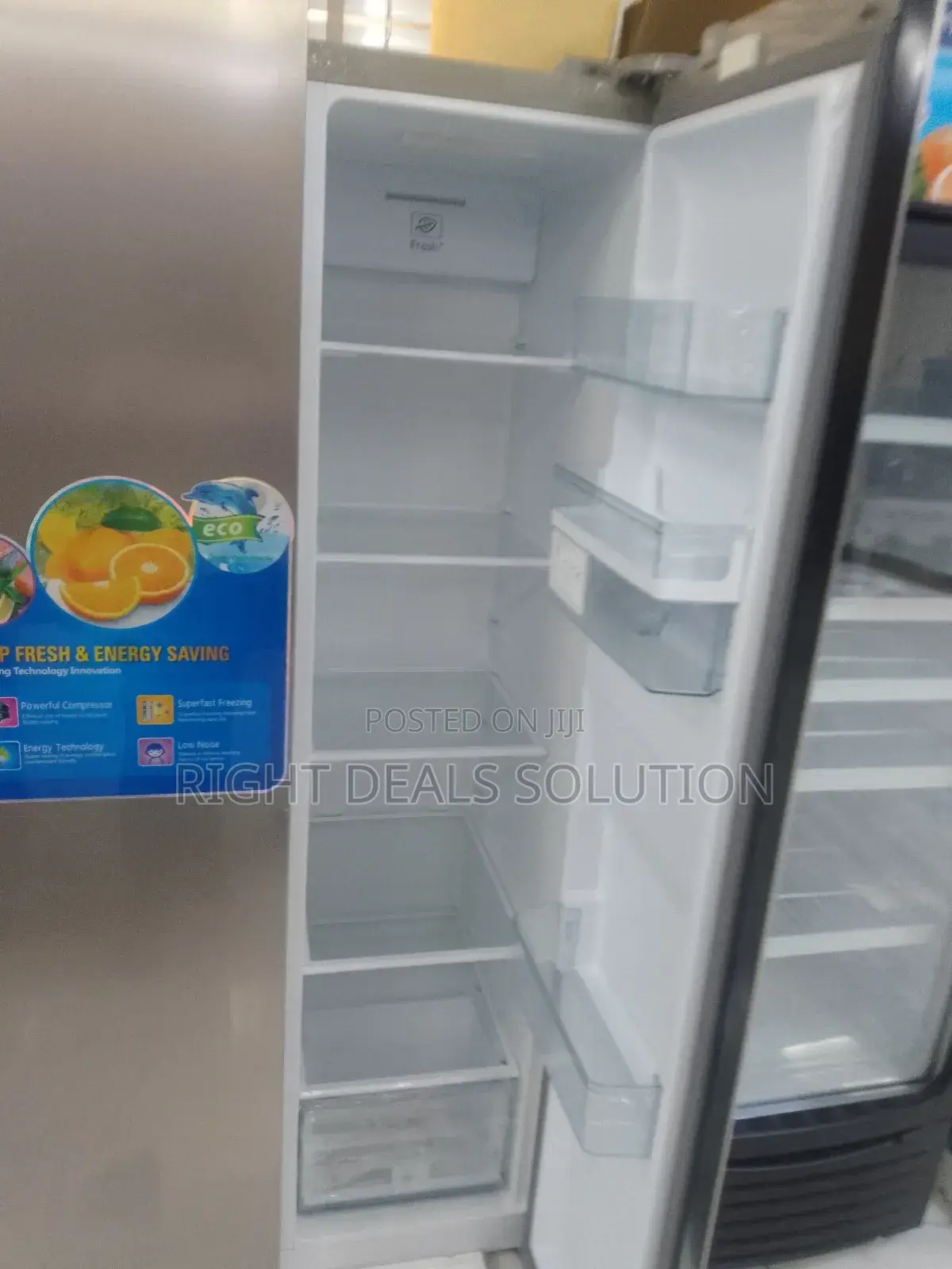 Modern Roomy: The Polystar 620 Litre Stainless Steel Inverter Fridge