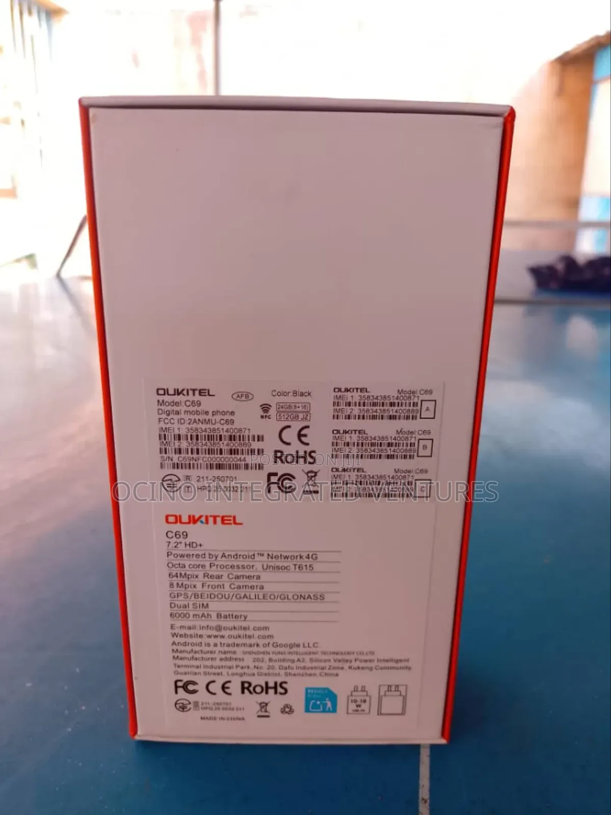 New Oukitel C62 Pro 256 GB Black