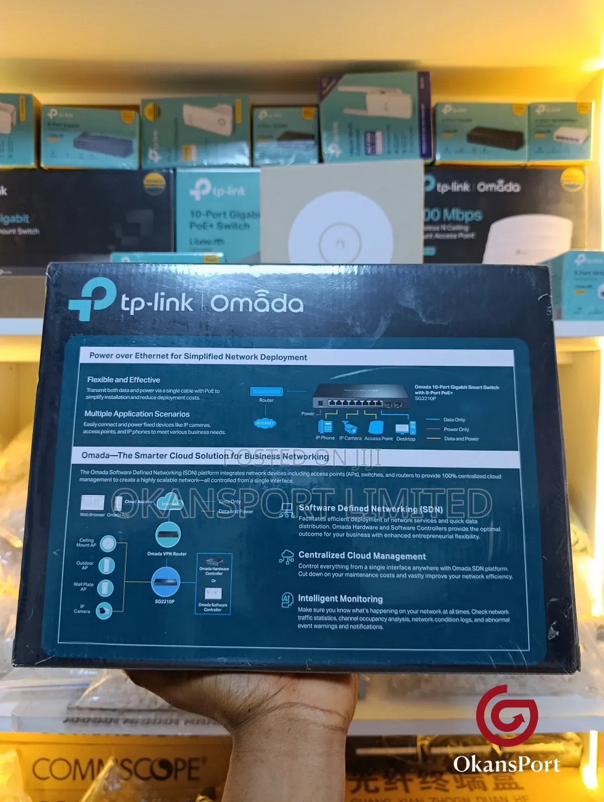 Tp-Link 10-Port Gigabit Smart Poe Switch | CCTV Network- 24 Ports