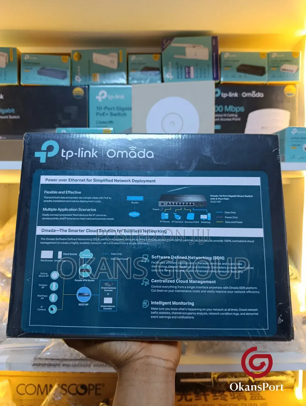 Tp-Link 10-Port Gigabit Smart Poe Switch | CCTV Network- 24 Ports