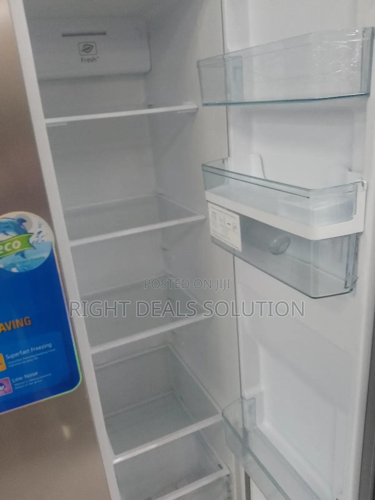 Polystar 620l Side-by-Side Fridge Freezer With Inverter Compressor