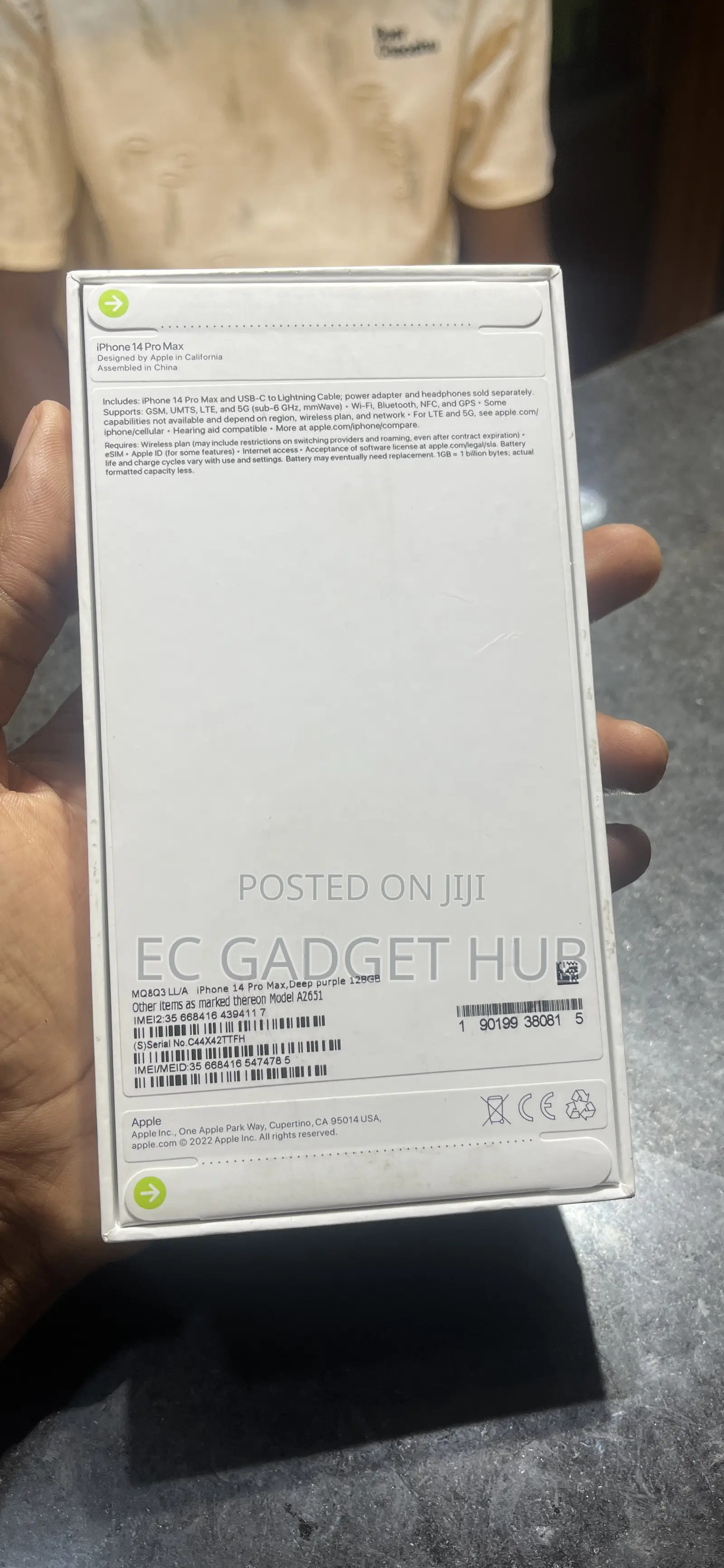 New Apple iPhone 14 Pro Max 128 GB Purple