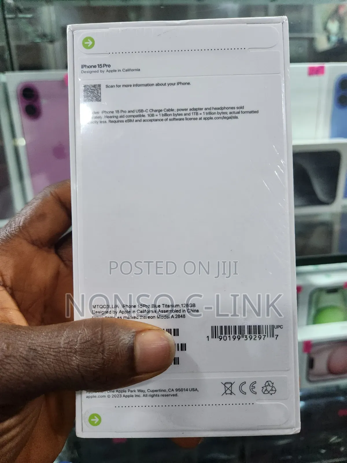 New Apple iPhone 15 Pro 128 GB Blue
