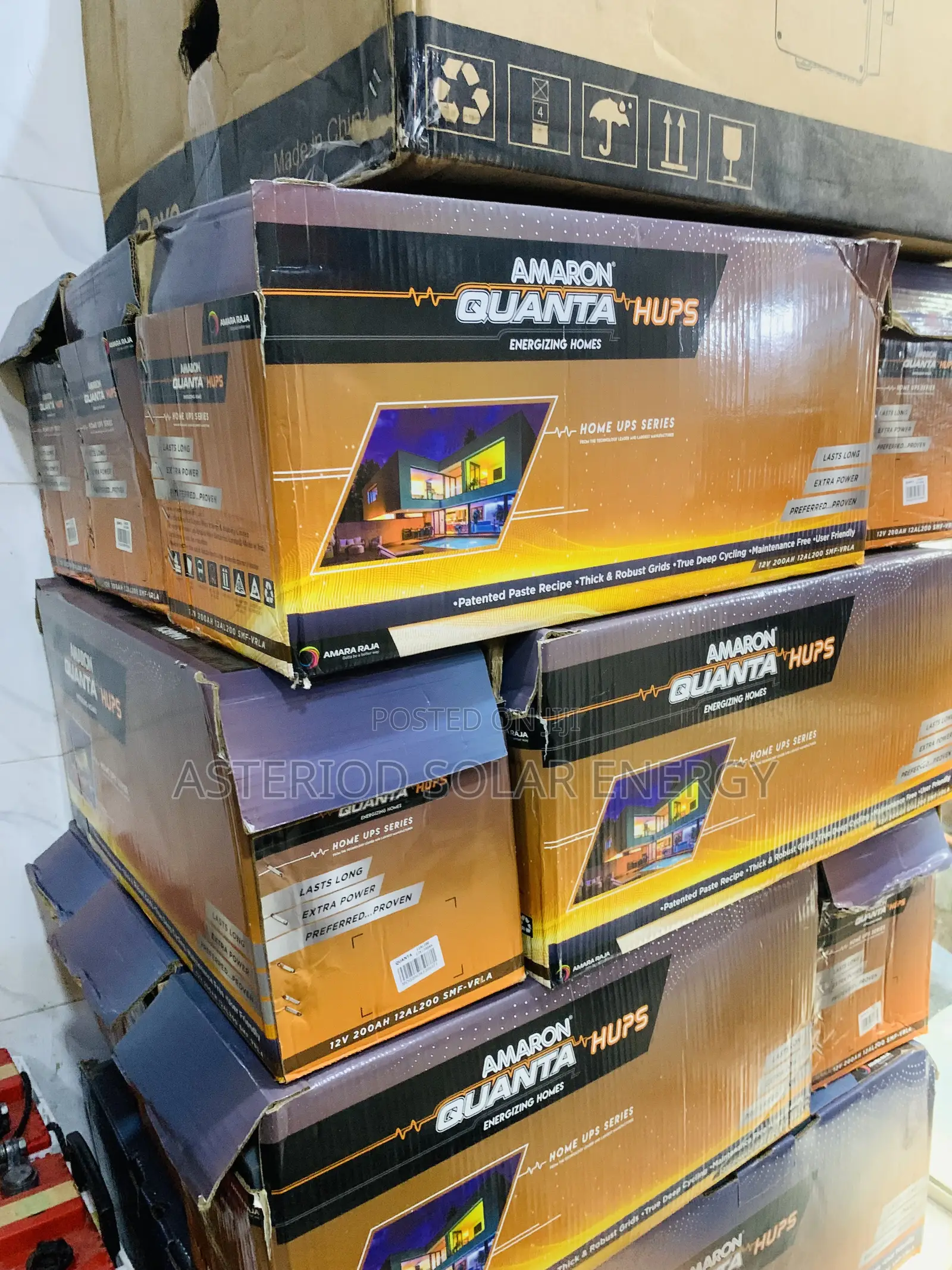 200ahms 12volts Amaron Quanta Dry Cell Battery