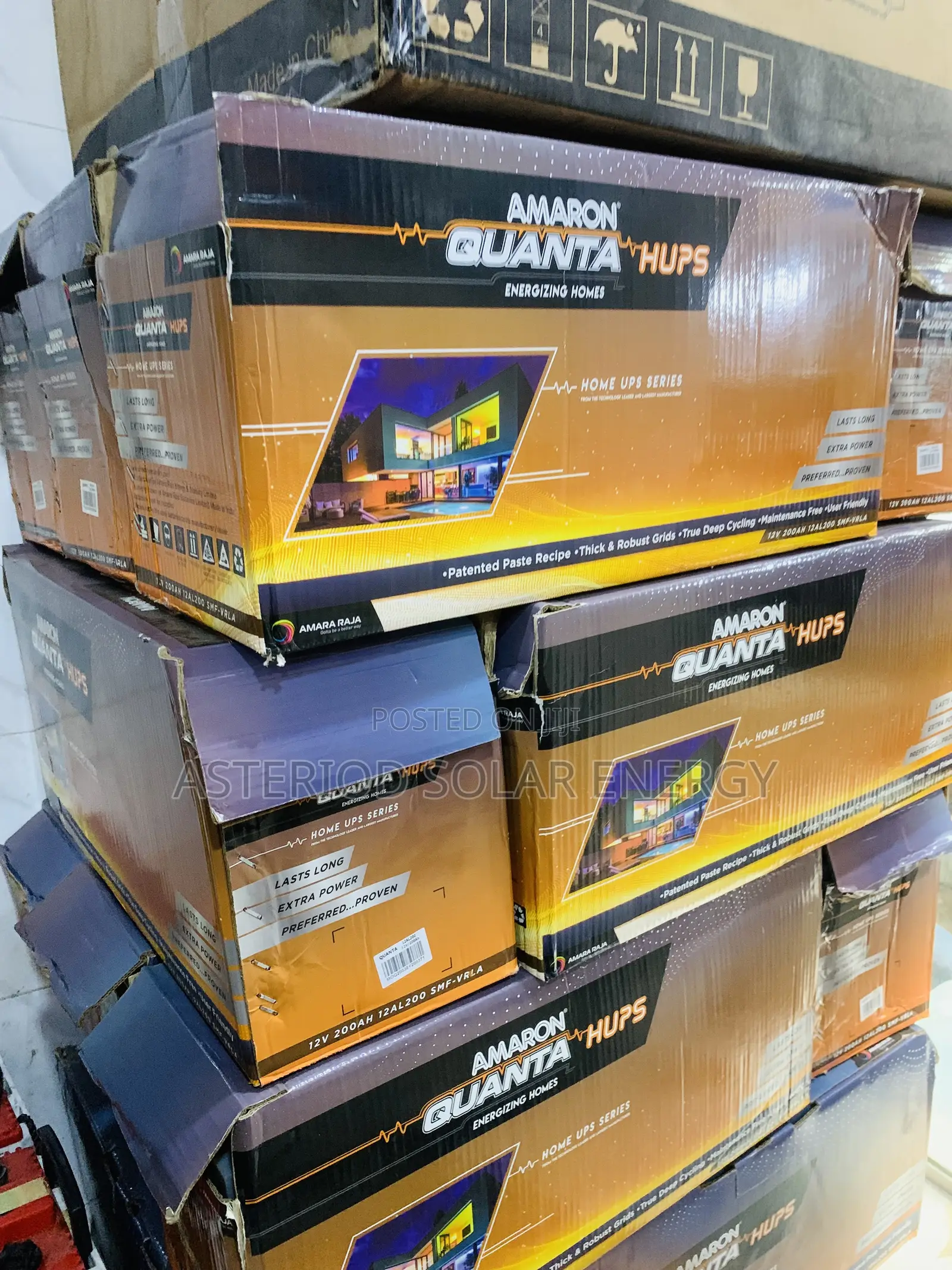 200ahms 12volts Amaron Quanta Dry Cell Battery