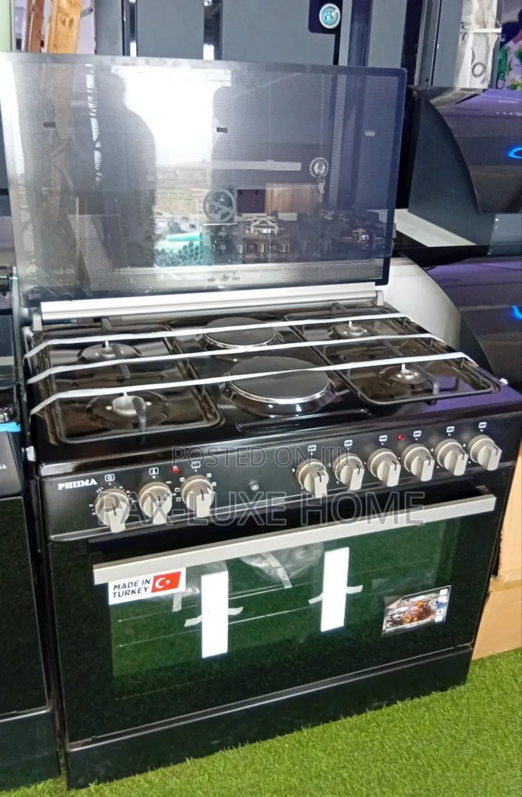 6 Burner Electric and Gas Standing Cooker With Warranty