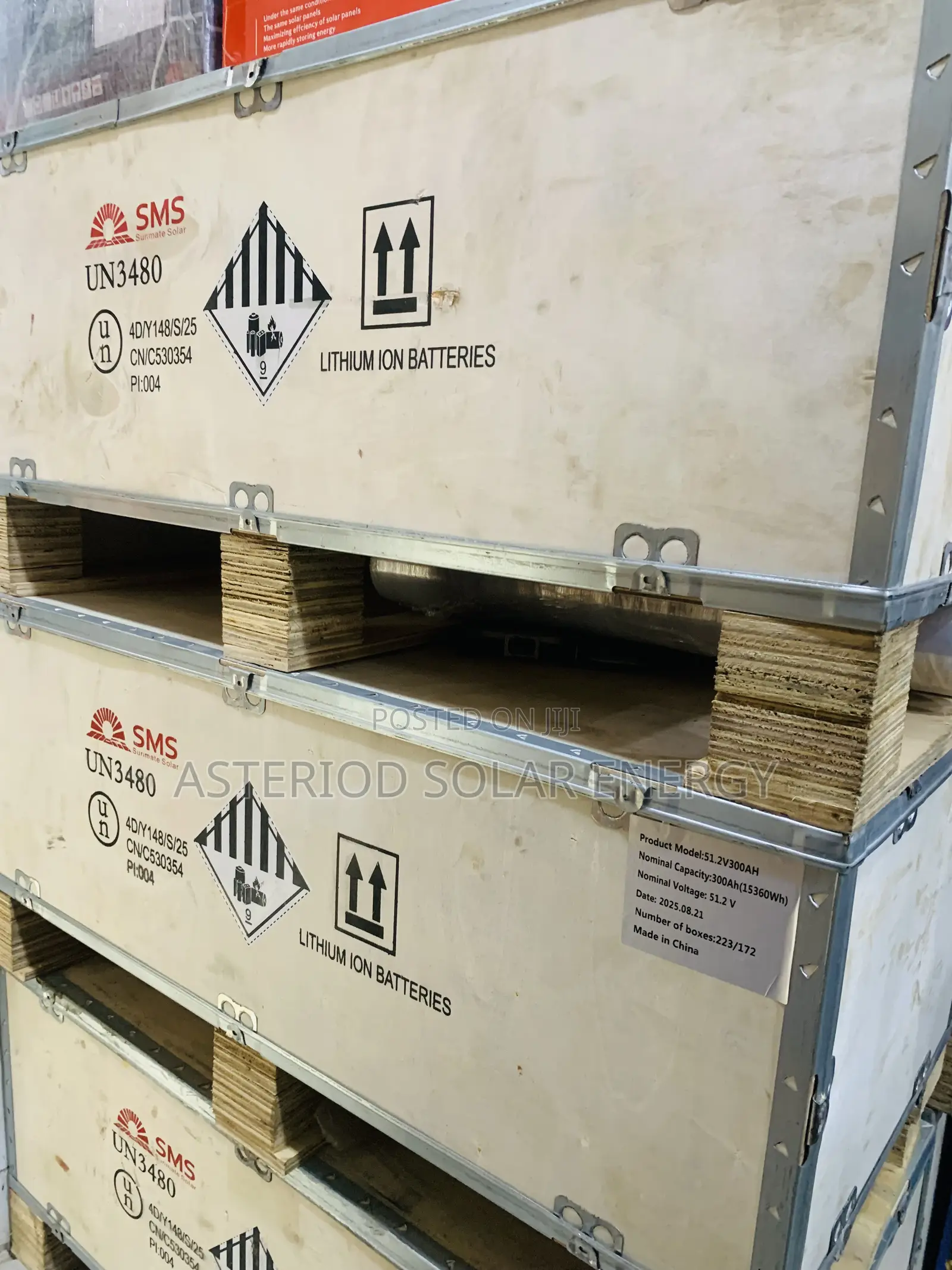 15kwh 51.2v SMS Lithium Ion Battery