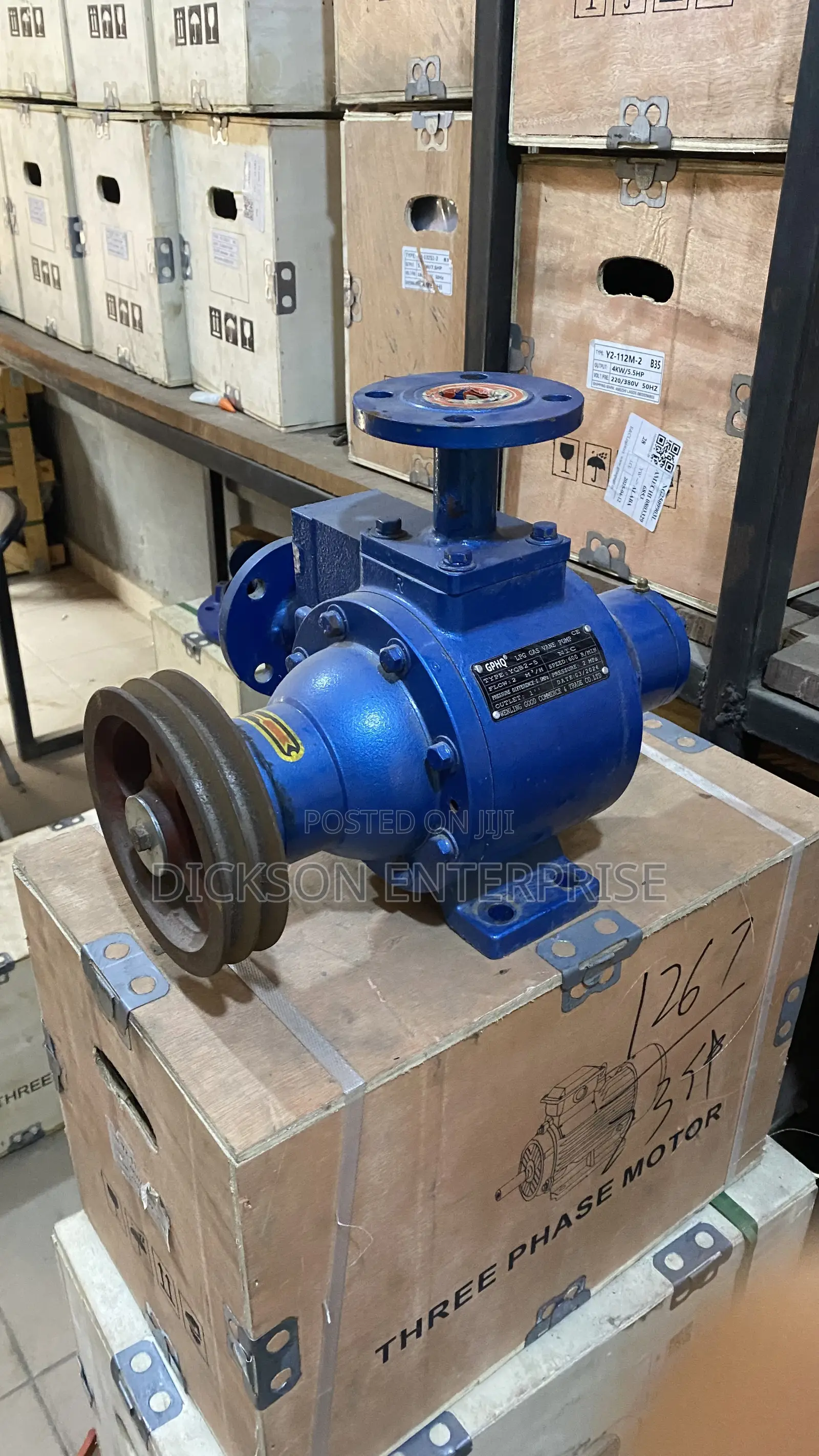 LPG Gas Vane Pump 600rpm