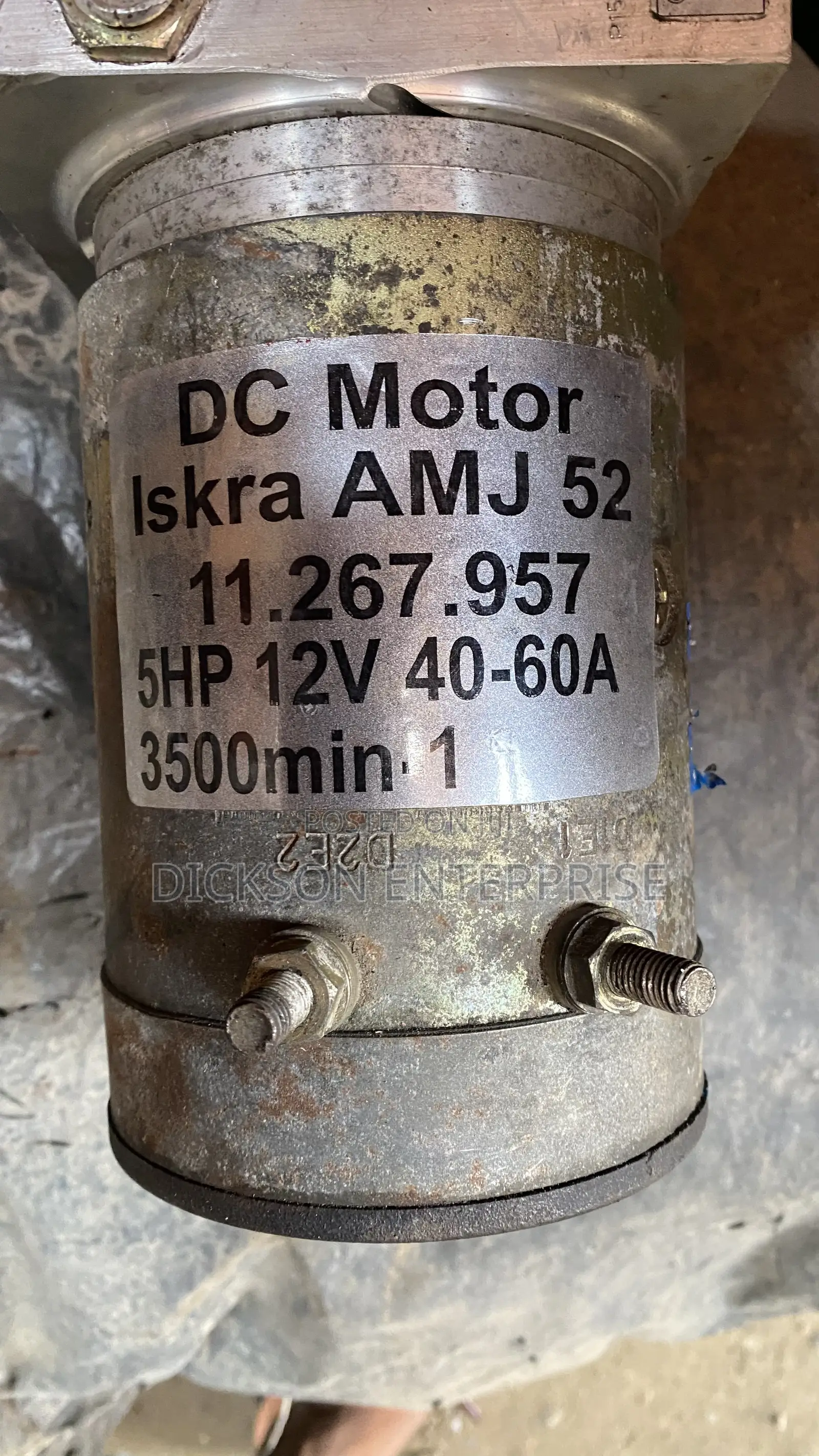 4kw 5hp 3500rpm 12v Dc Motor
