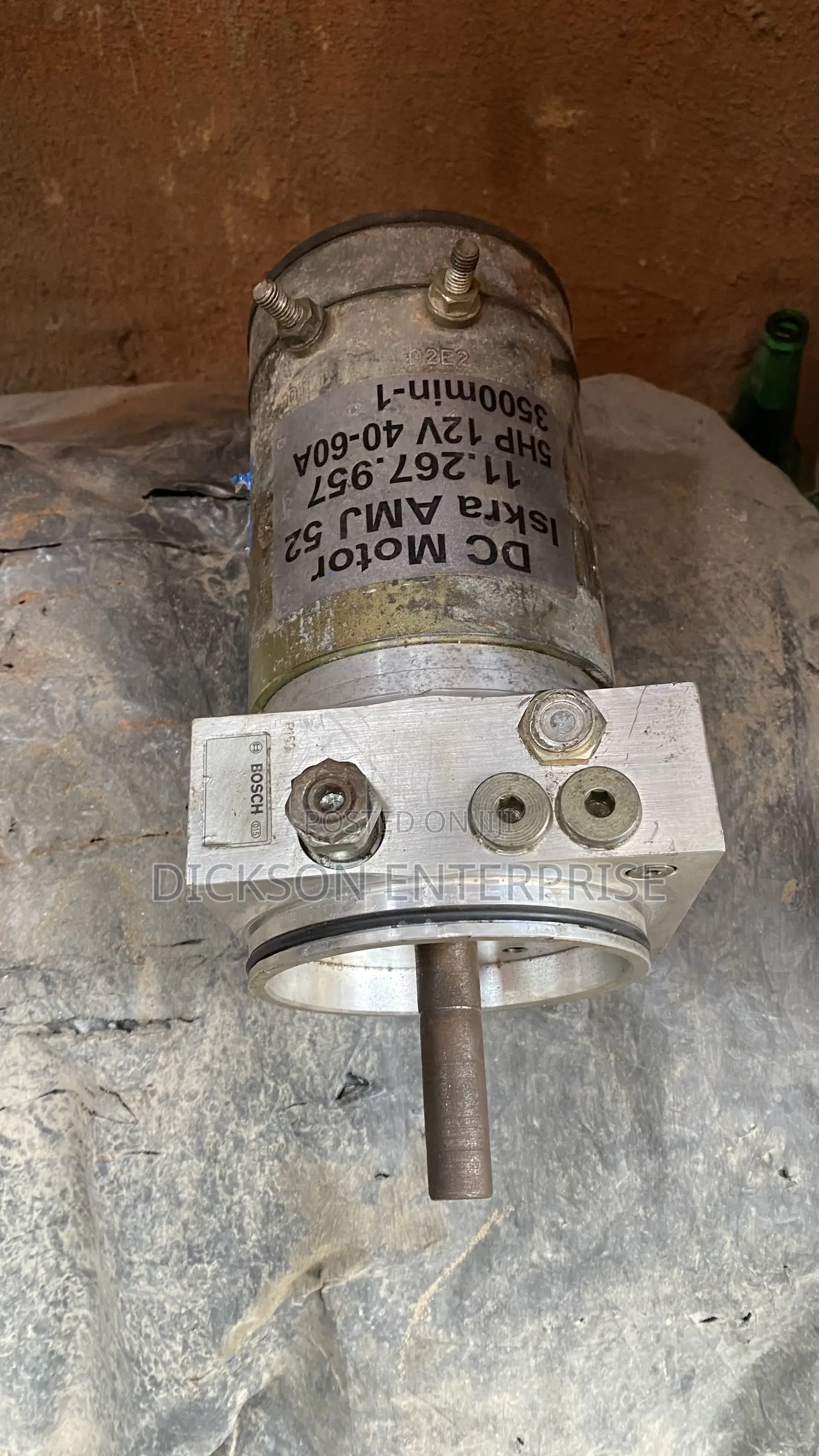 4kw 5hp 3500rpm 12v Dc Motor