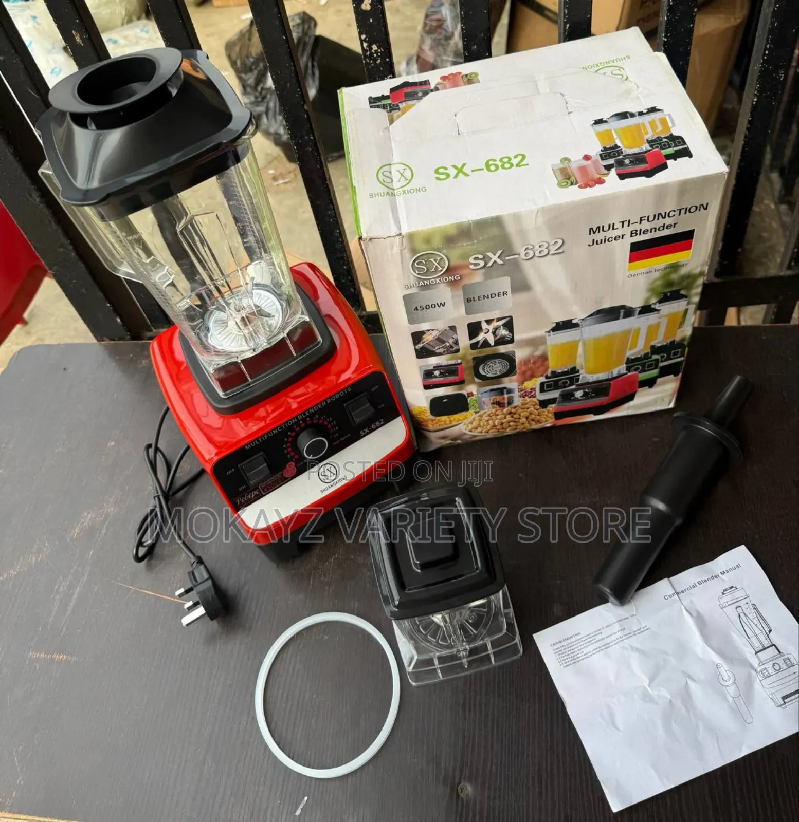 Sx 4500watt Double Cup Multipurpose Blender (Tested Trusted