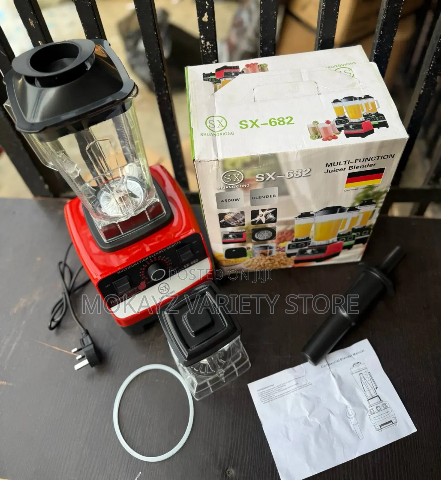 Sx 4500watt Double Cup Multipurpose Blender (Tested Trusted