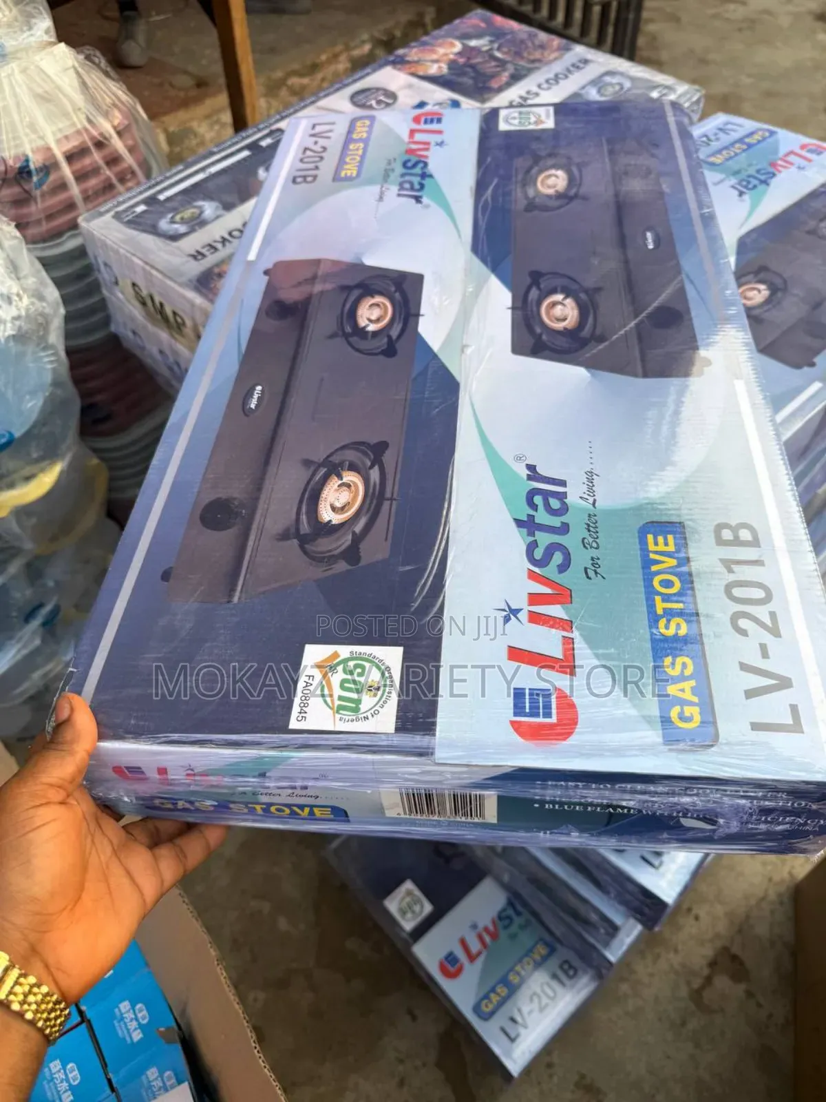 Livstar Auto Ignition 2 Face Gas Cooker