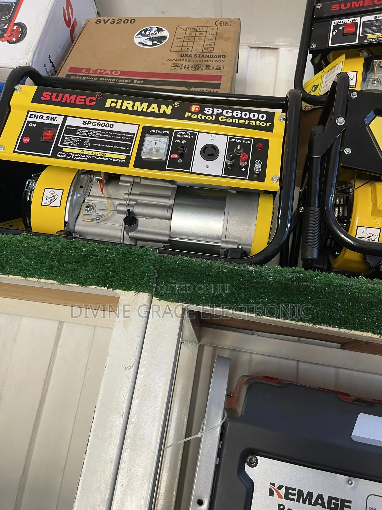 Brand New Firman 4.5kva Manual Start Petrol Generator