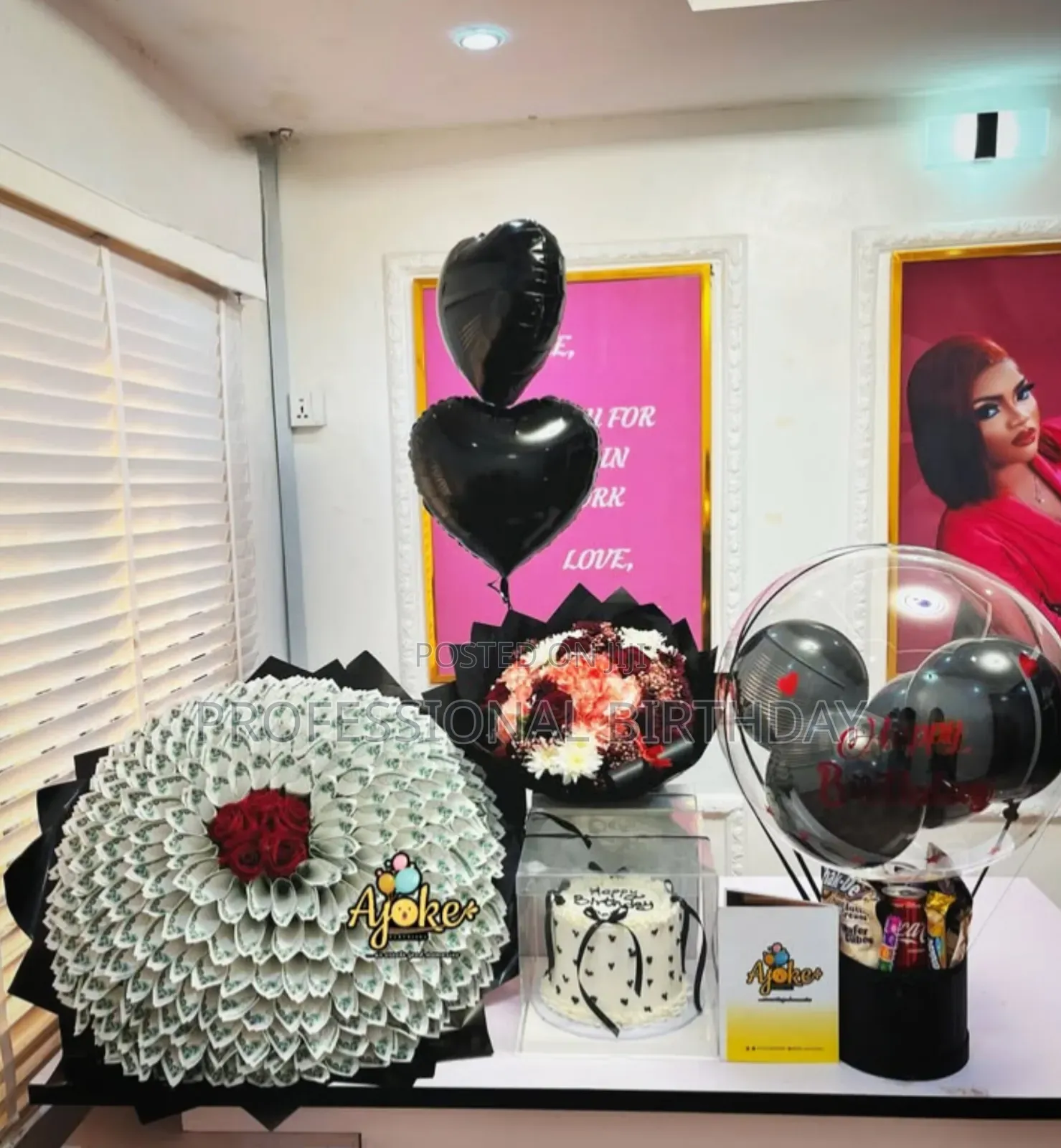 iPhone Inside Money Bouquet Lagos Decor and Surprise