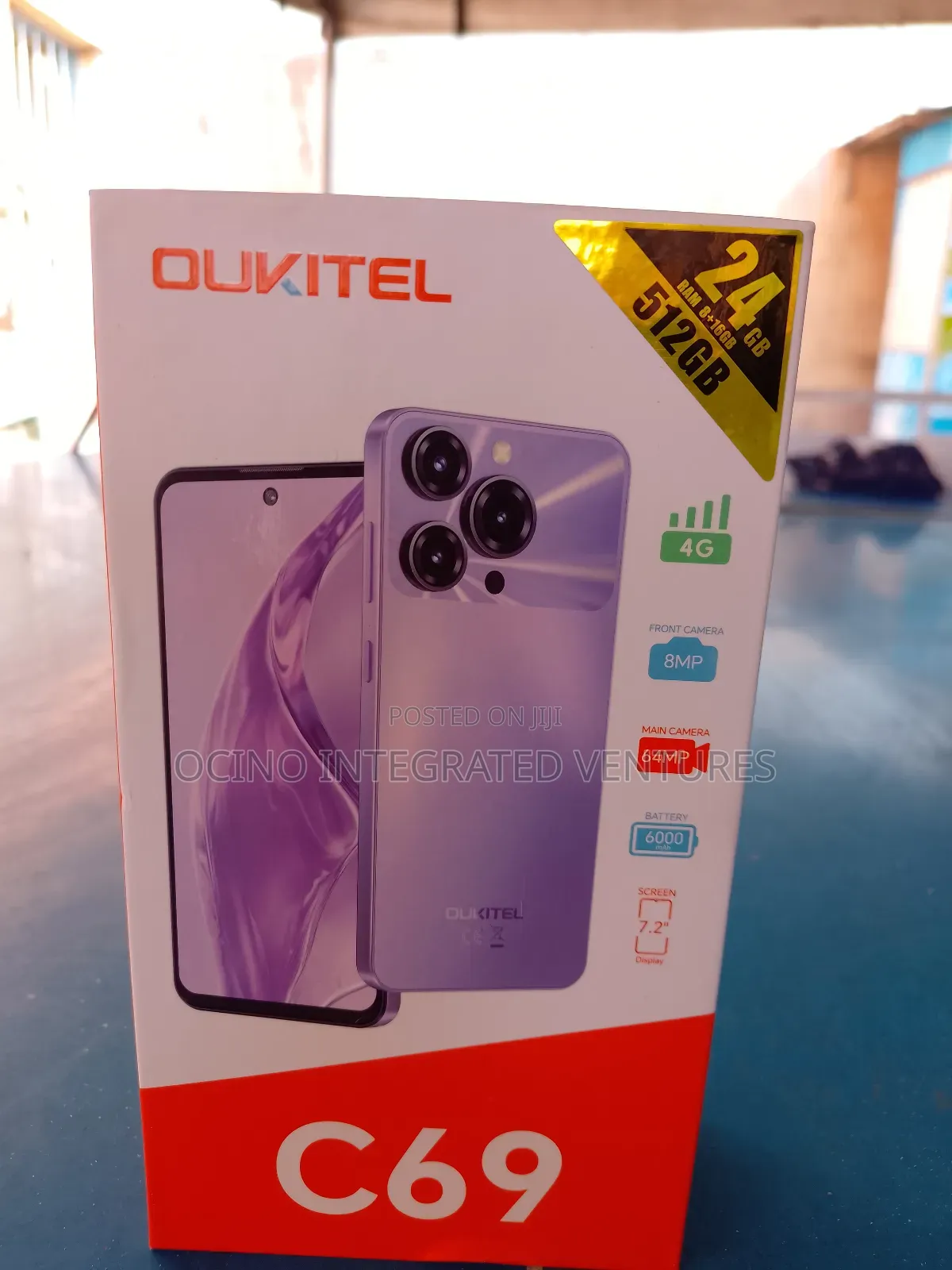 New Oukitel C62 Pro 256 GB Black