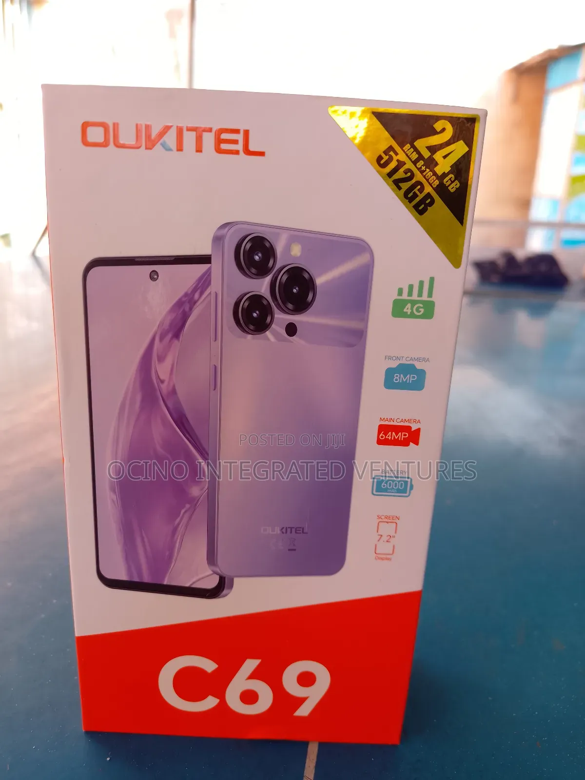 New Oukitel C62 Pro 256 GB Black