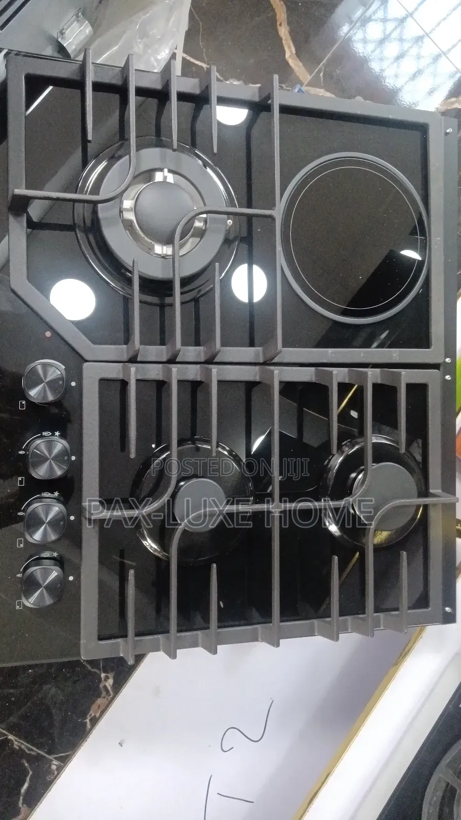 4 Burner Electric and Gas Cooker Hob With Warranty