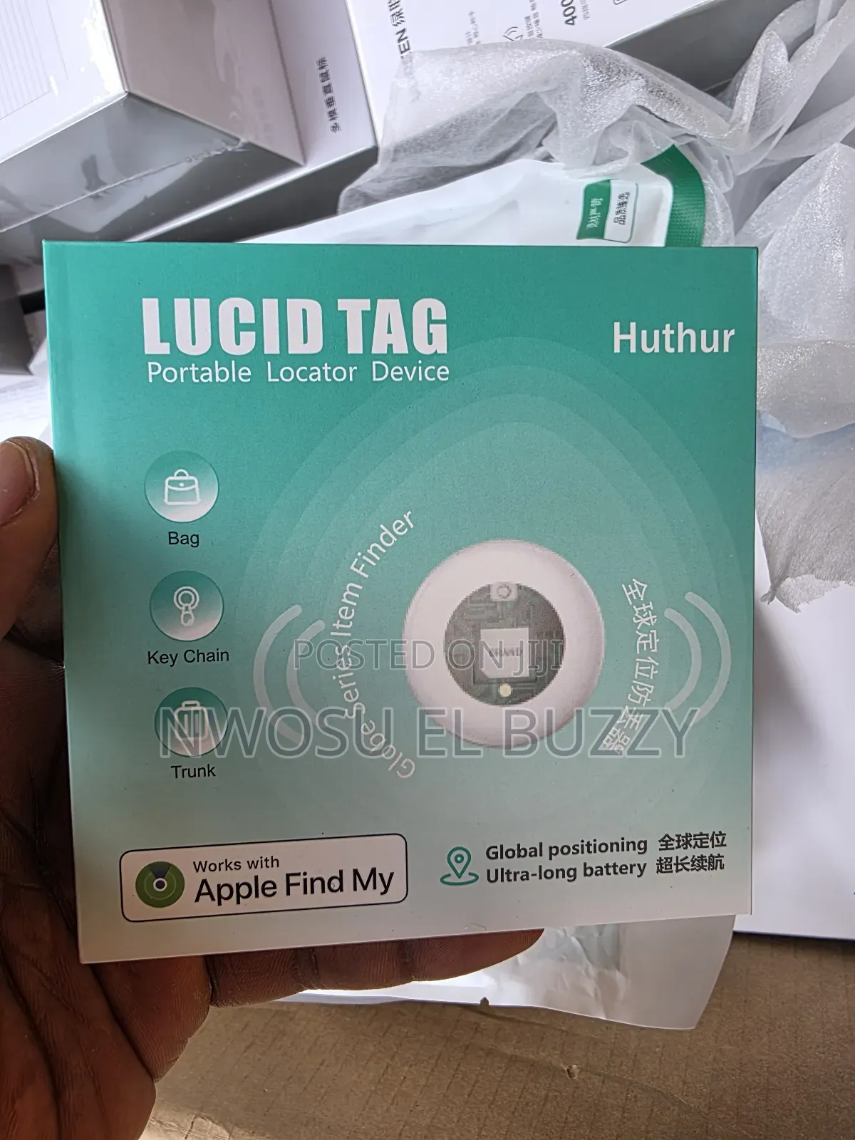 Huthur Lucid Tag Portable Locator Device Smart Tag