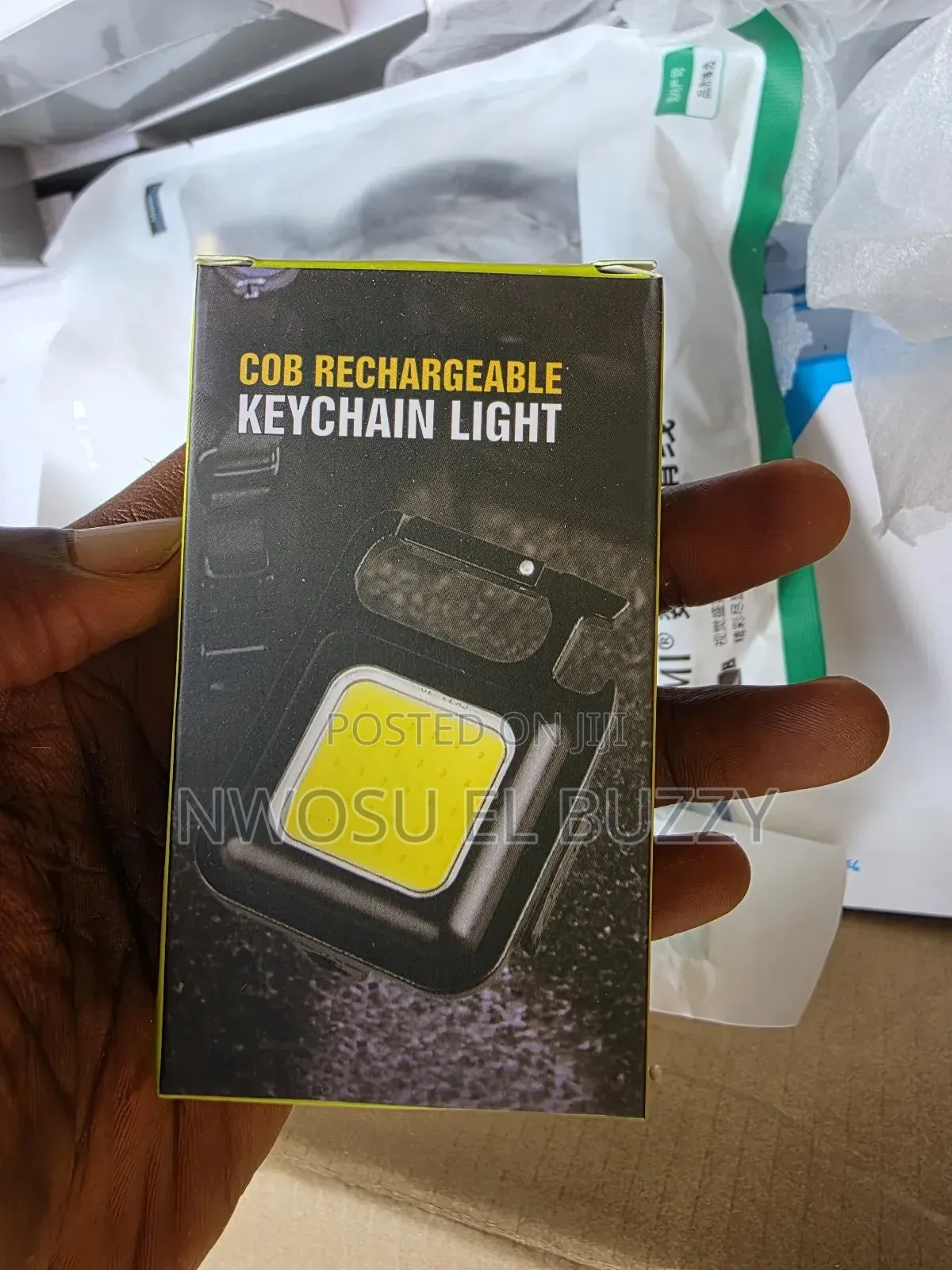 Cob Rechargeable Keychain Light