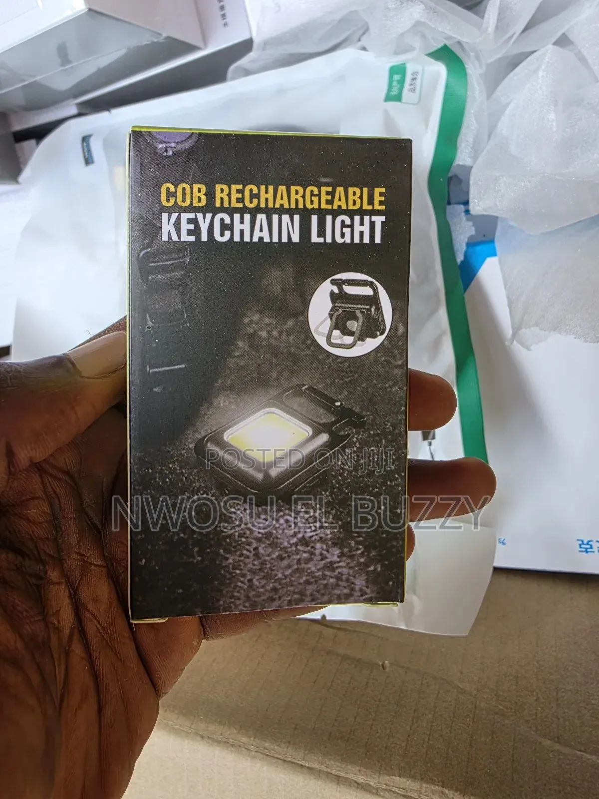 Cob Rechargeable Keychain Light