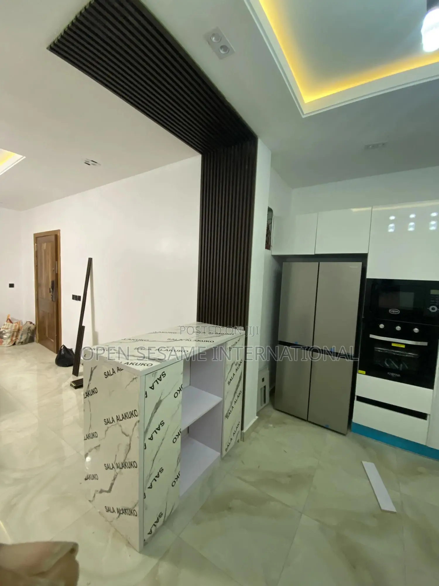 Kitchen Island With Panel
