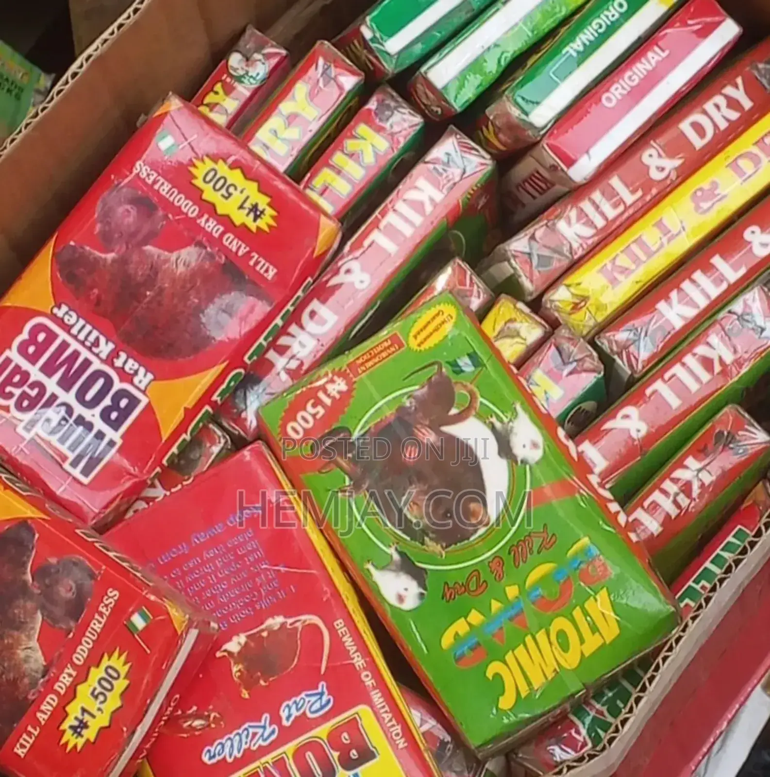 Kill Dry Rat Killer Poison. (3pcs) "Get Rid of Frustrating Rats"