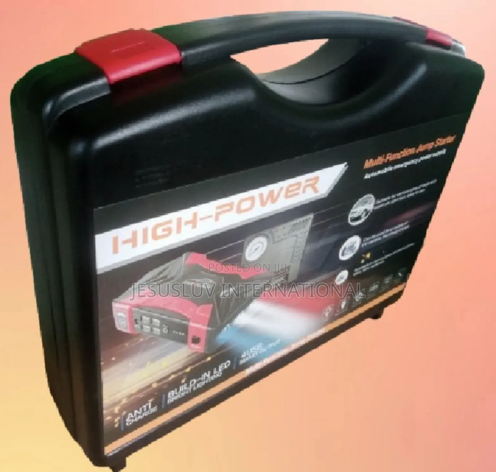 Jump Starter With Air Compressor Pump for Petrol /Gas/Diese Vehicle