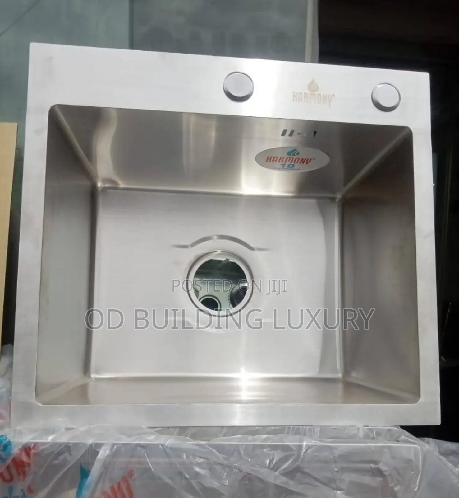 Single-Bowl Stainless Steel Kitchen Sink.