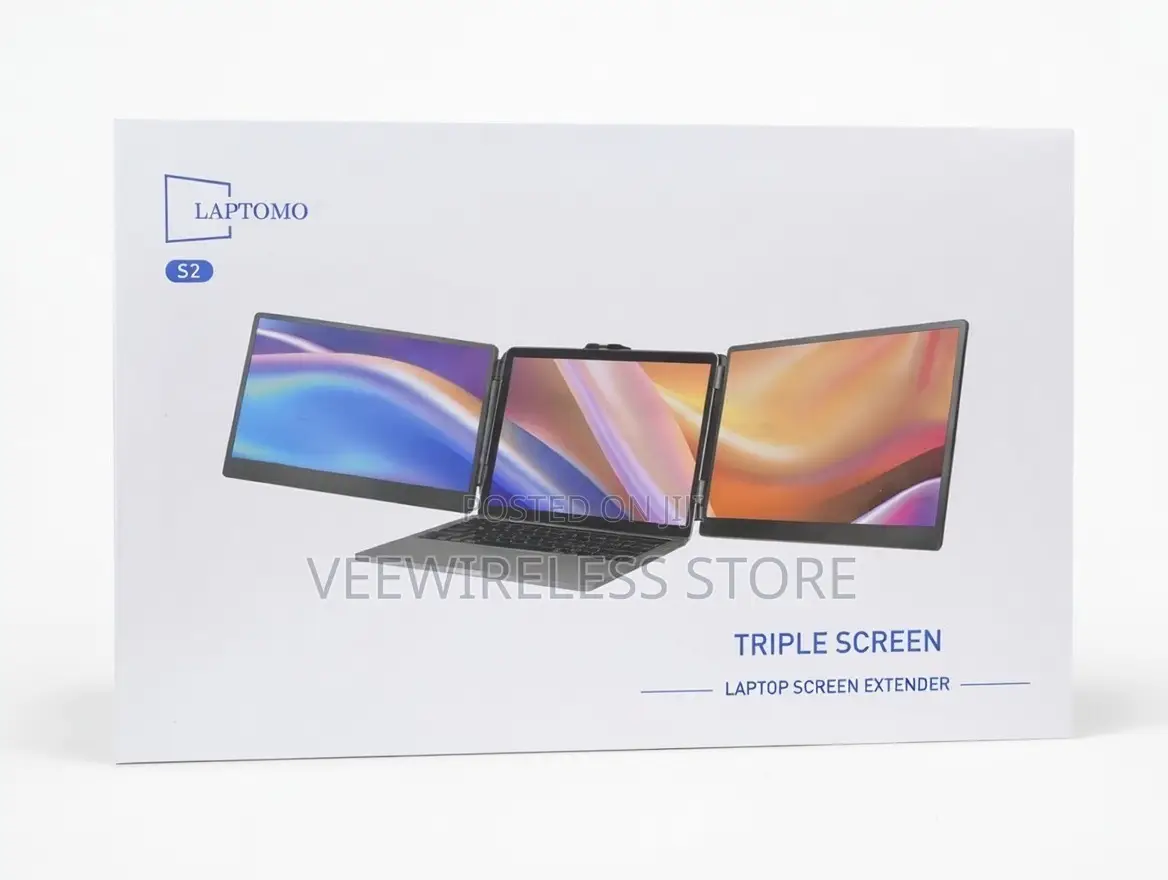 S2 Triple Monitor for Laptop Portable Screen Extender