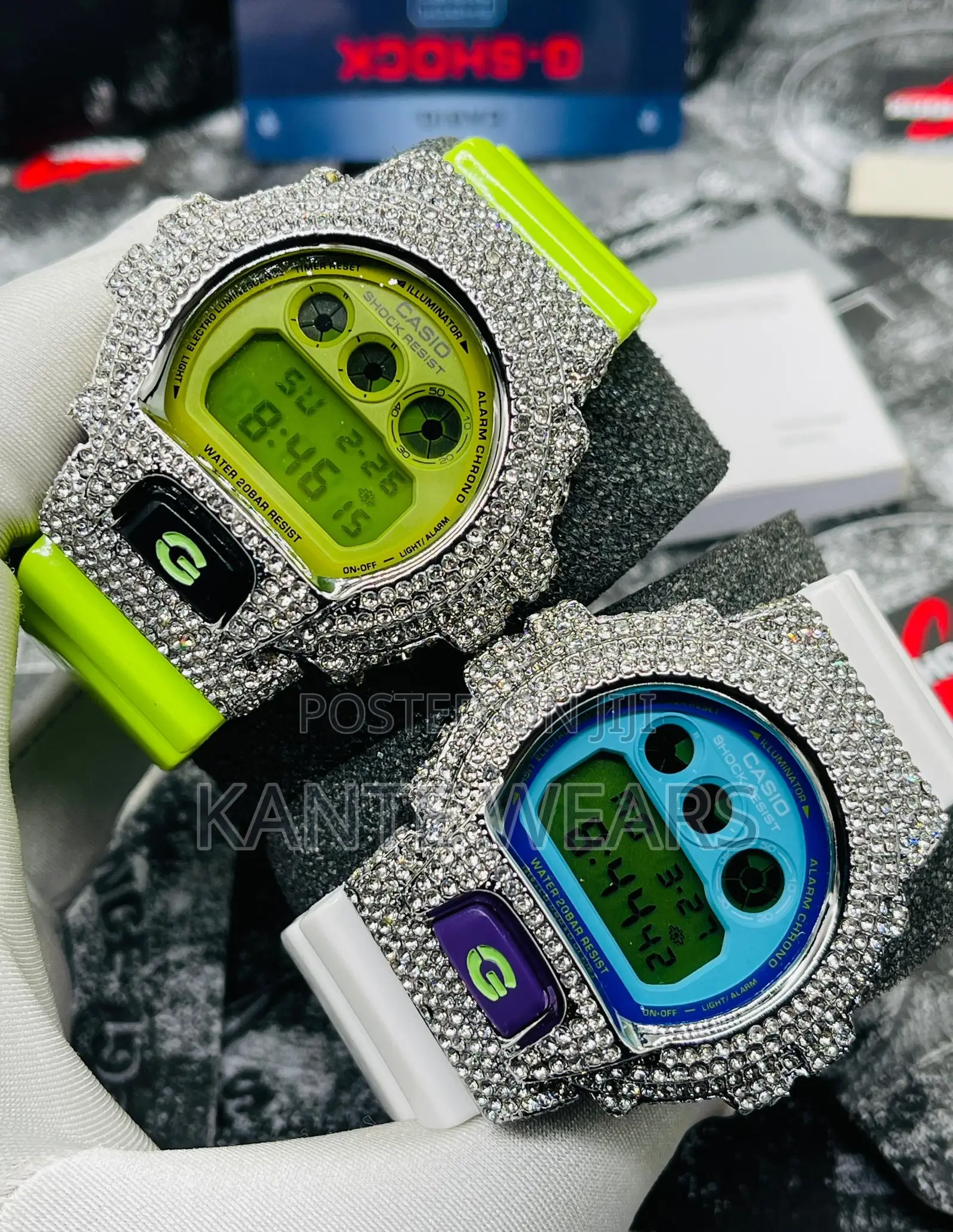 *Quality Grade Stone Dw-6900bb Gshock Wristwatch