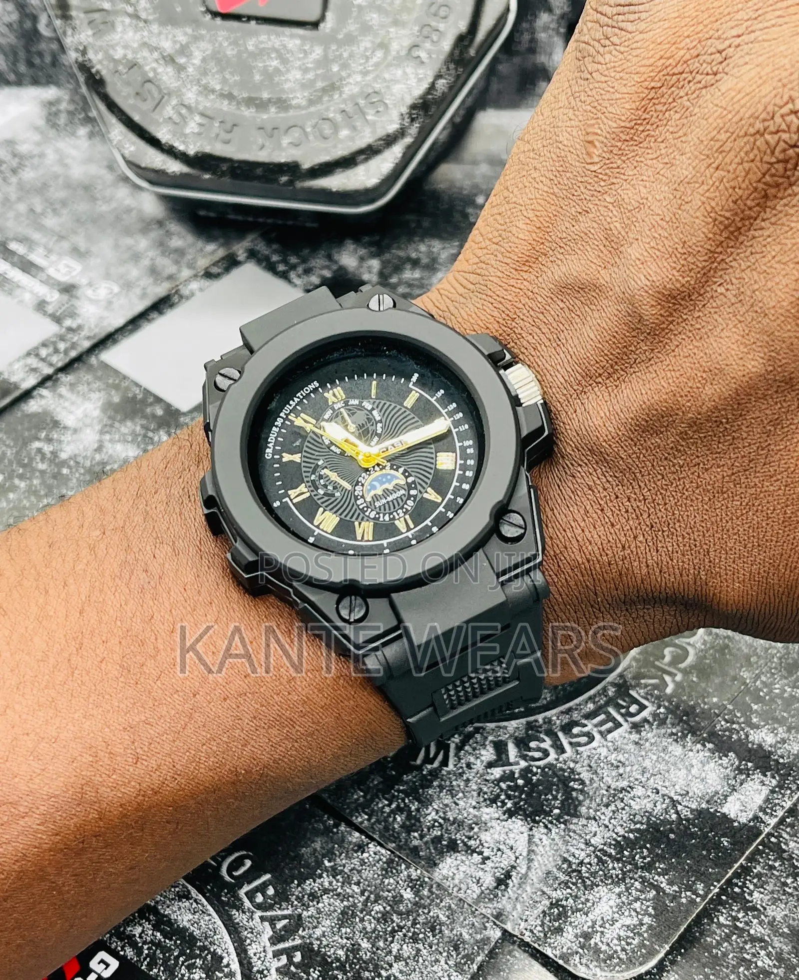 Gshock Casio Quartz Rubber Wristwatch