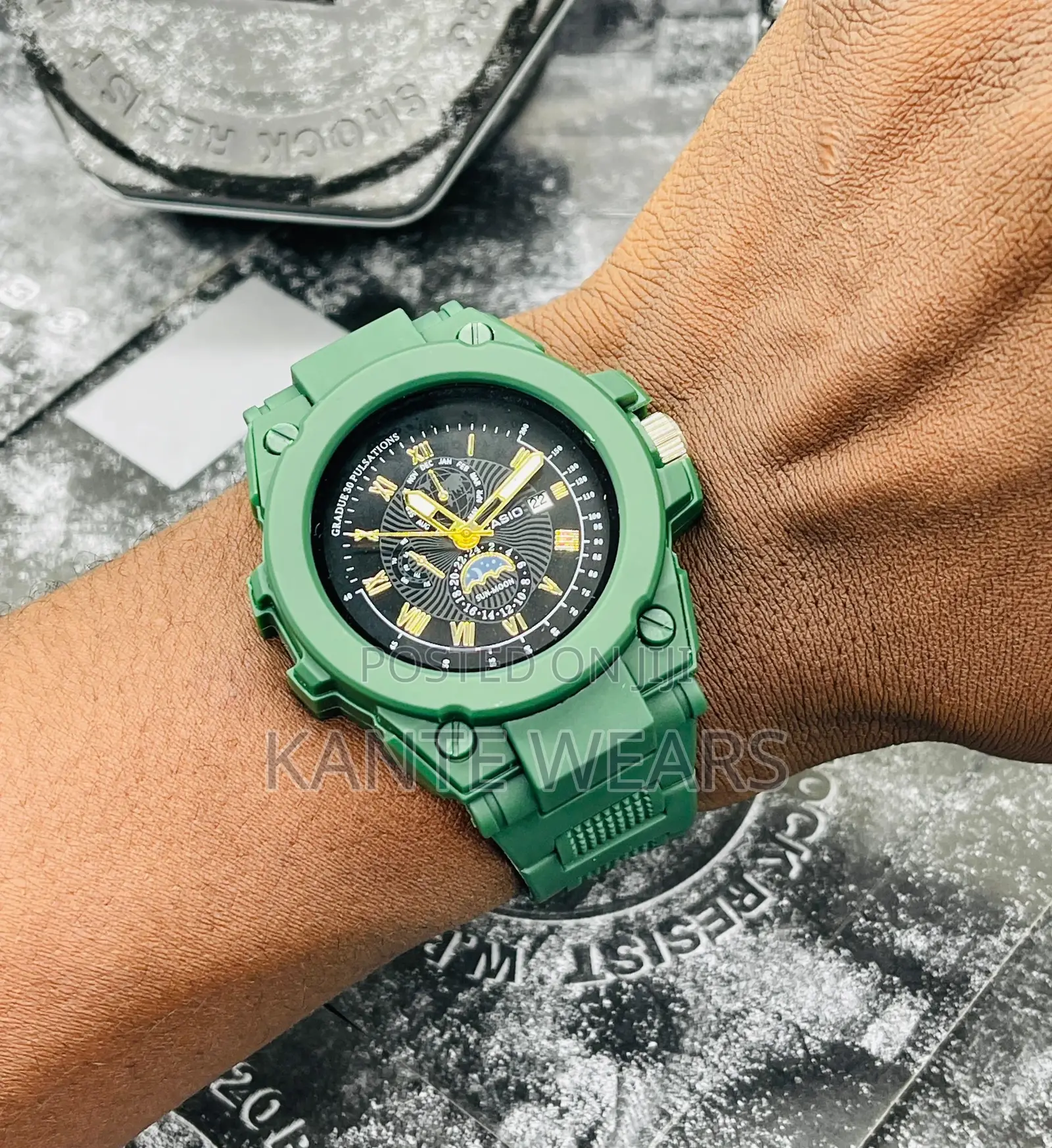 Gshock Casio Quartz Rubber Wristwatch
