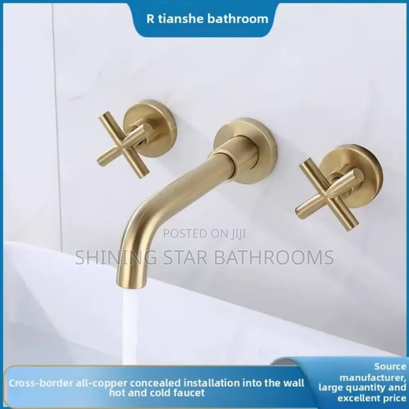 Luxury Black Conceal Wall Mixer
