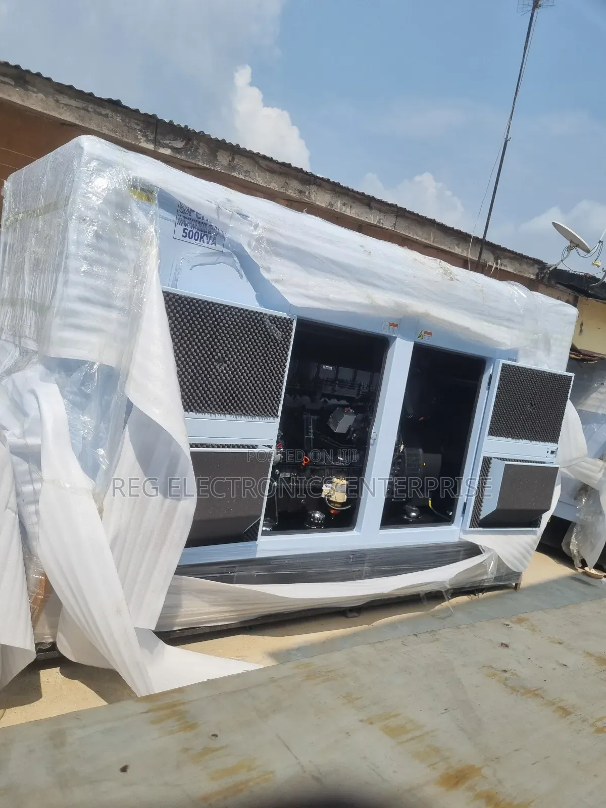 This Is Complete 500kva Perkins Soundproof Generator England