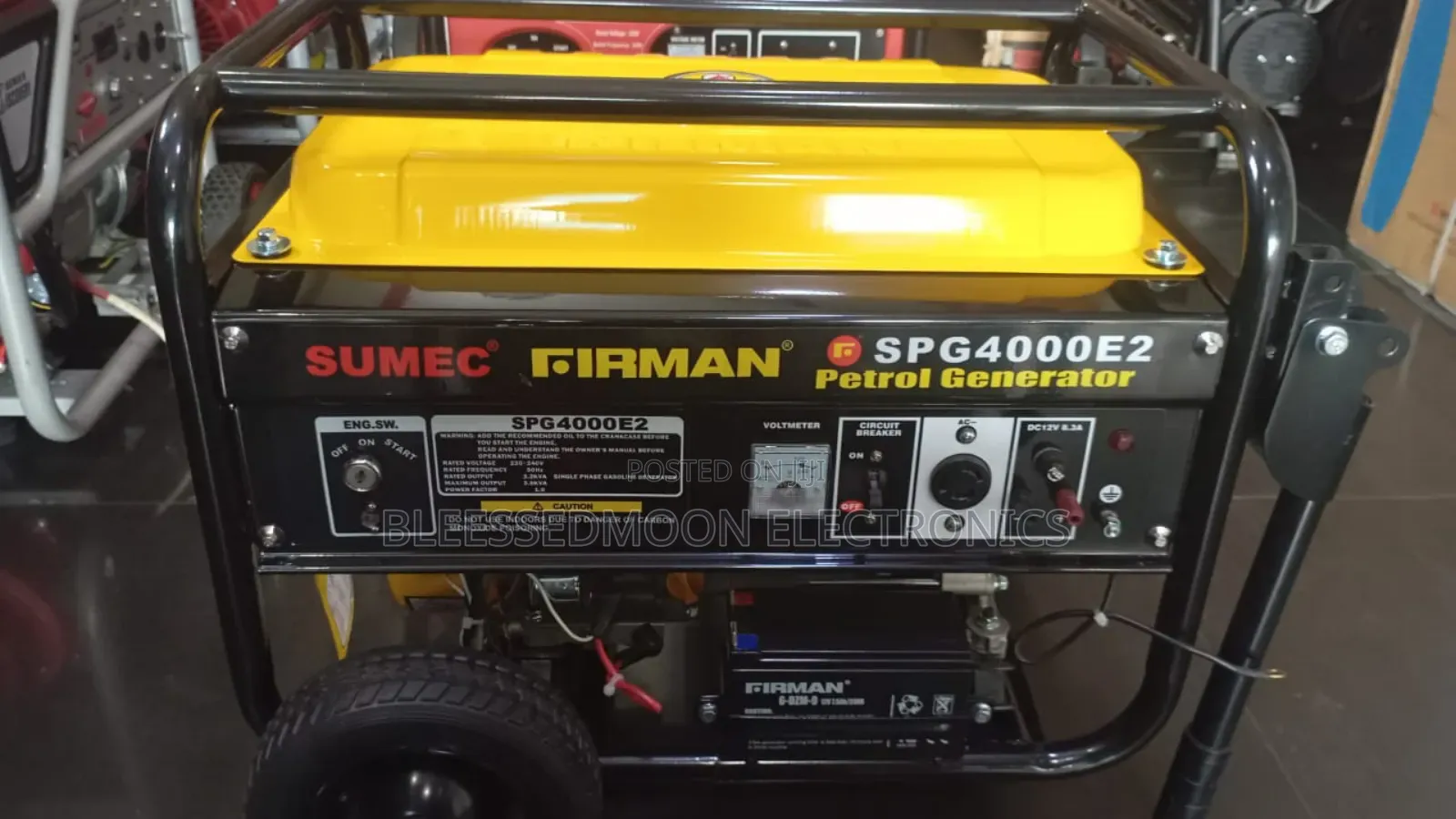 Sumec Firman Heavy Duty Generator Zero Noise 3 Year's Warranty