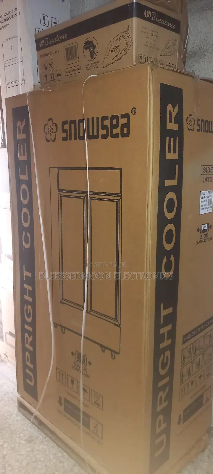 Snowsea Show Glass Standing Fridge Low Voltage With Avr