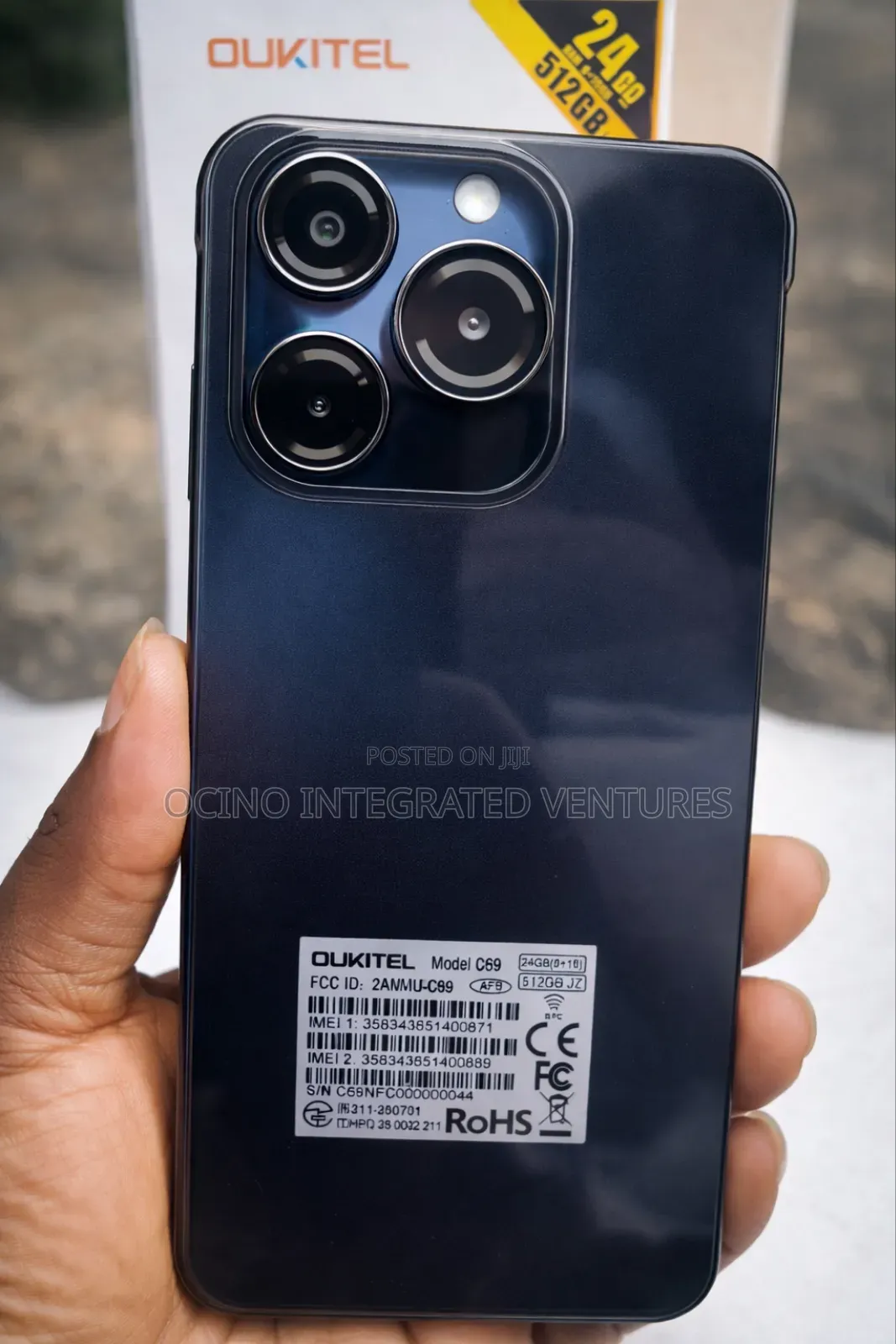 New Oukitel C62 Pro 256 GB Black