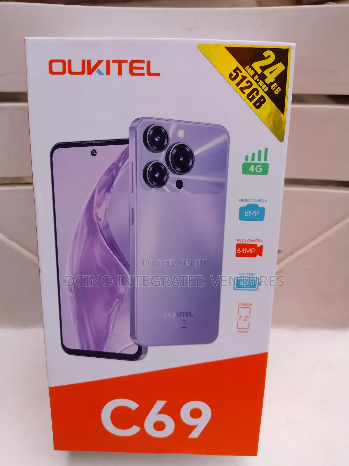 New Oukitel C62 Pro 256 GB Black